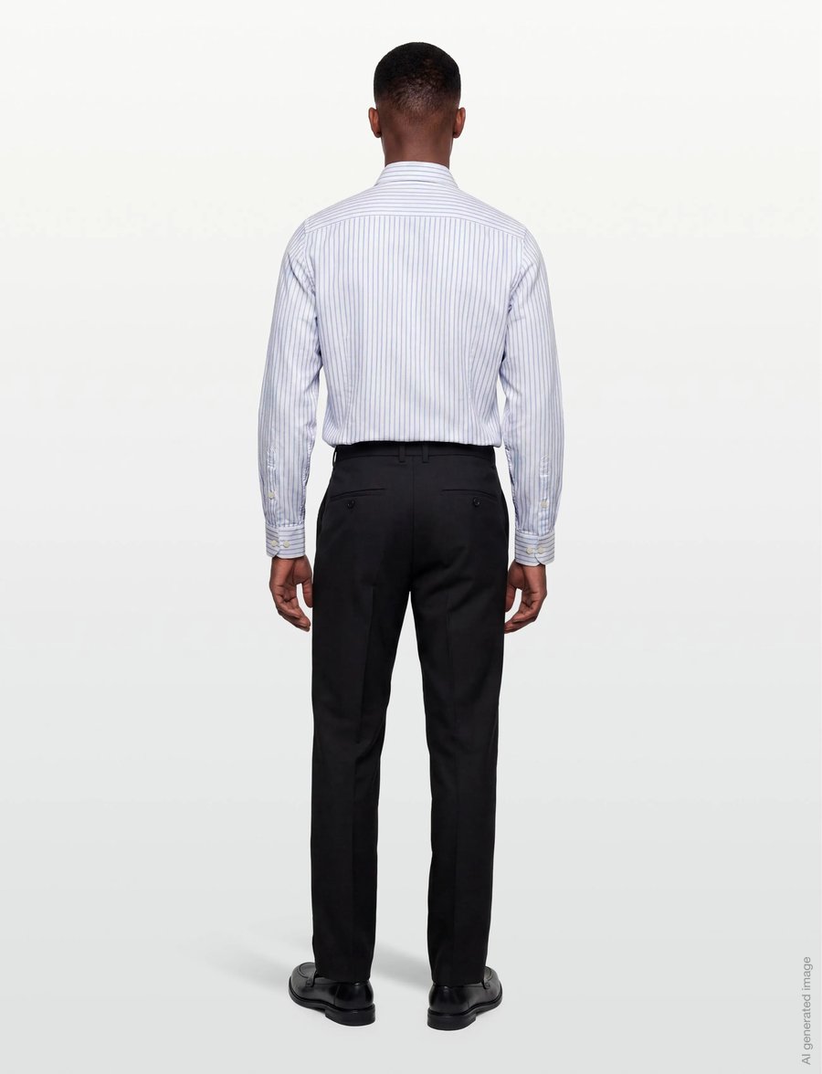 Hackett London - COT LIN SUMMER STRIPE - basic-hemden - light blue - 4