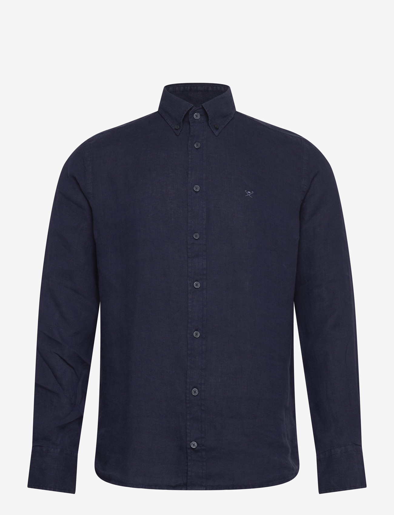 Hackett London - ESS GMD LINEN BRPT - basic skjorter - old navy - 0