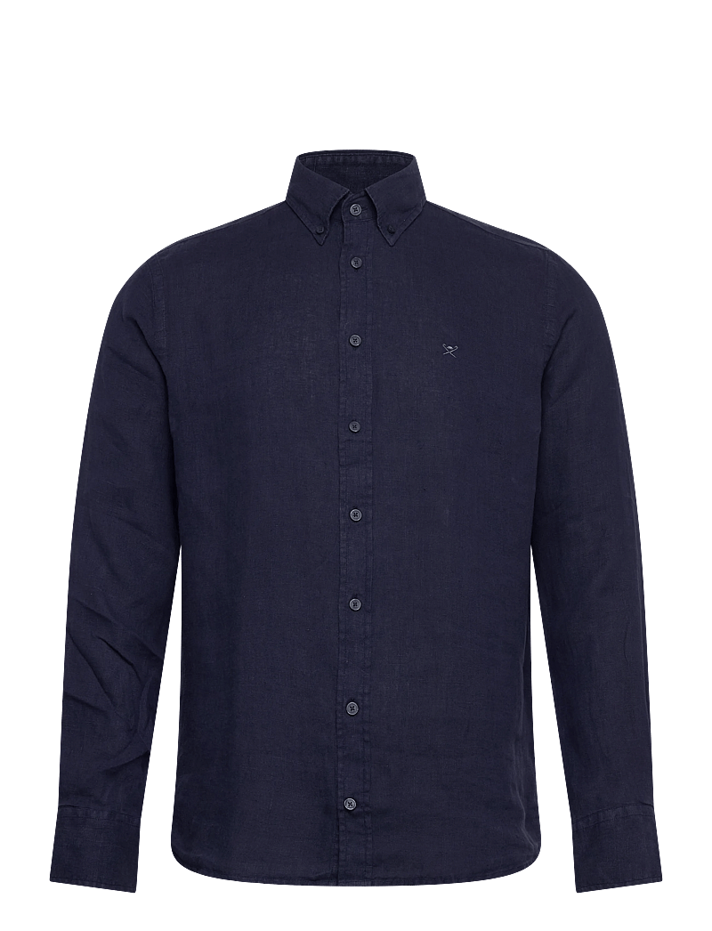 Hackett London - ESS GMD LINEN BRPT - basic-hemden - old navy - 0