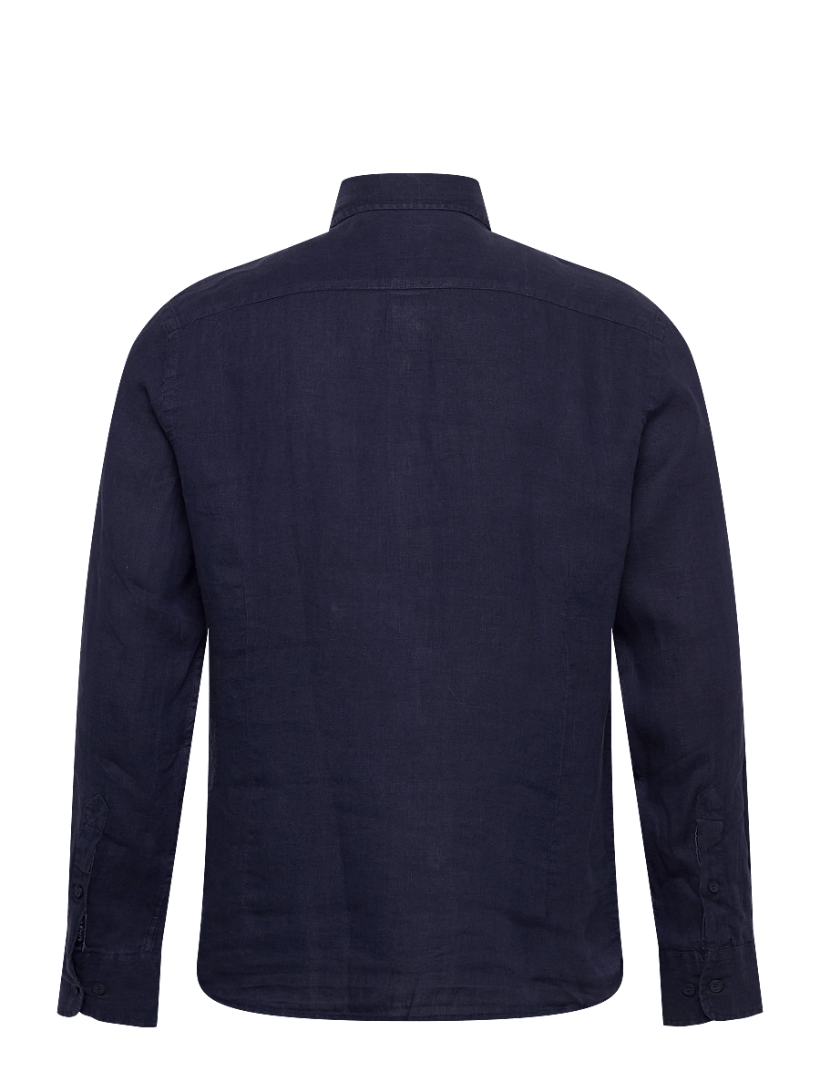 Hackett London - ESS GMD LINEN BRPT - basic-hemden - old navy - 1