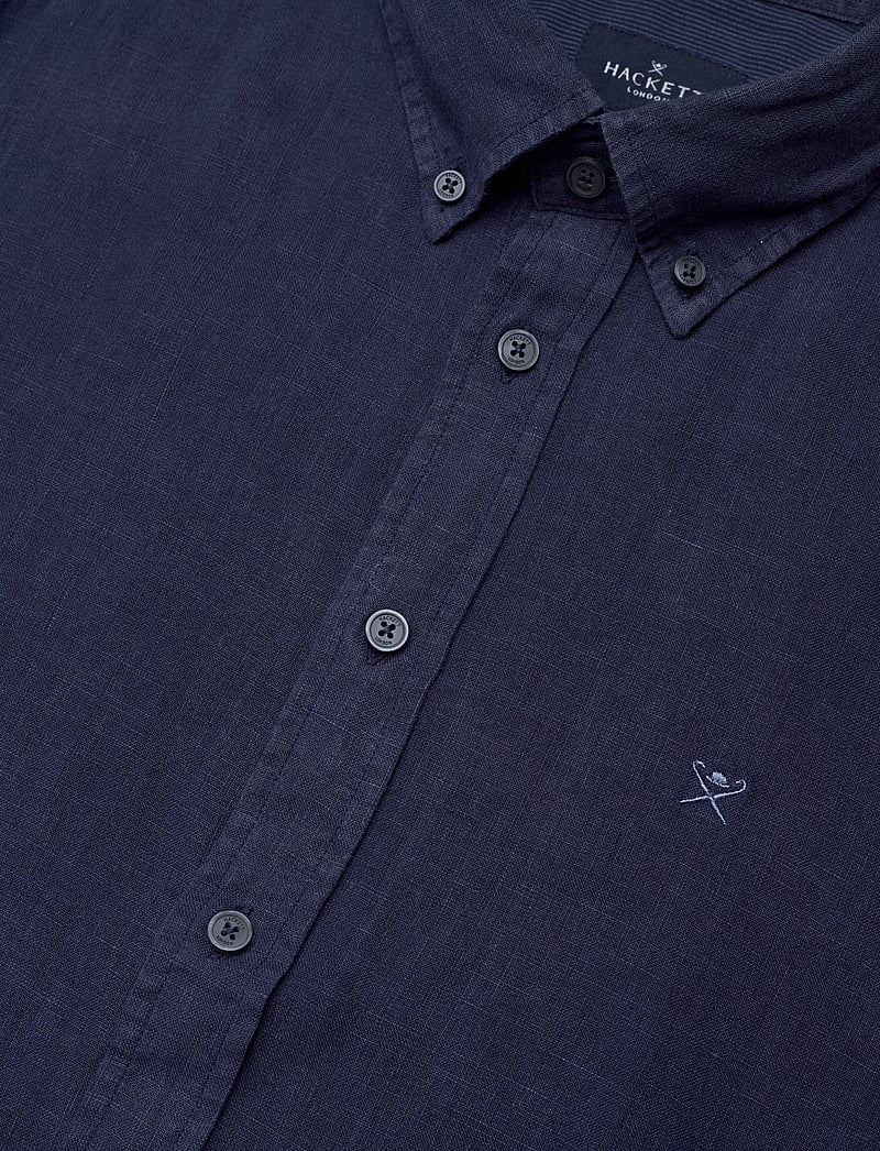 Hackett London - ESS GMD LINEN BRPT - basic-hemden - old navy - 3