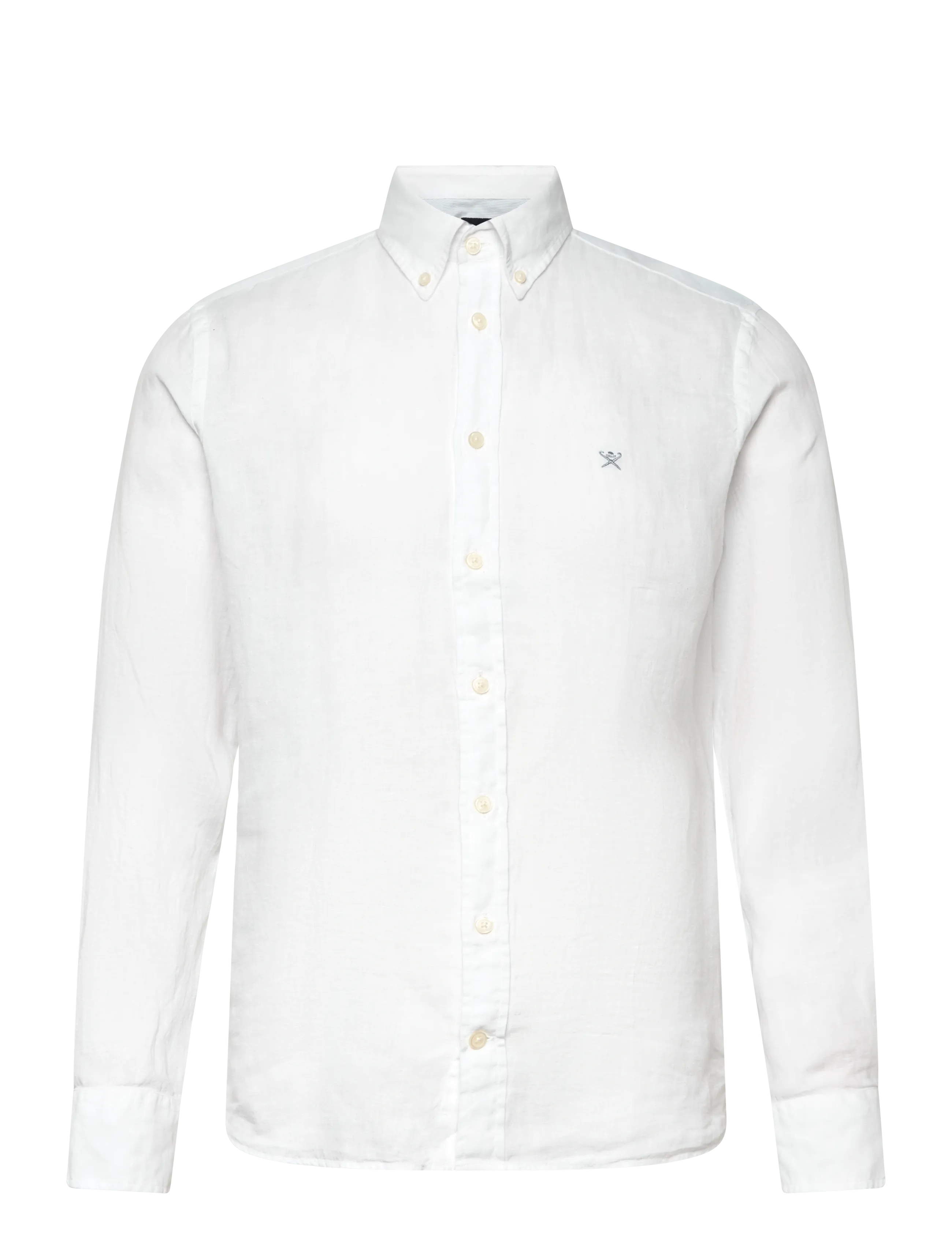 Hackett London ESS GMD LINEN BRPT - Kleidung - OPTIC WHITE / white