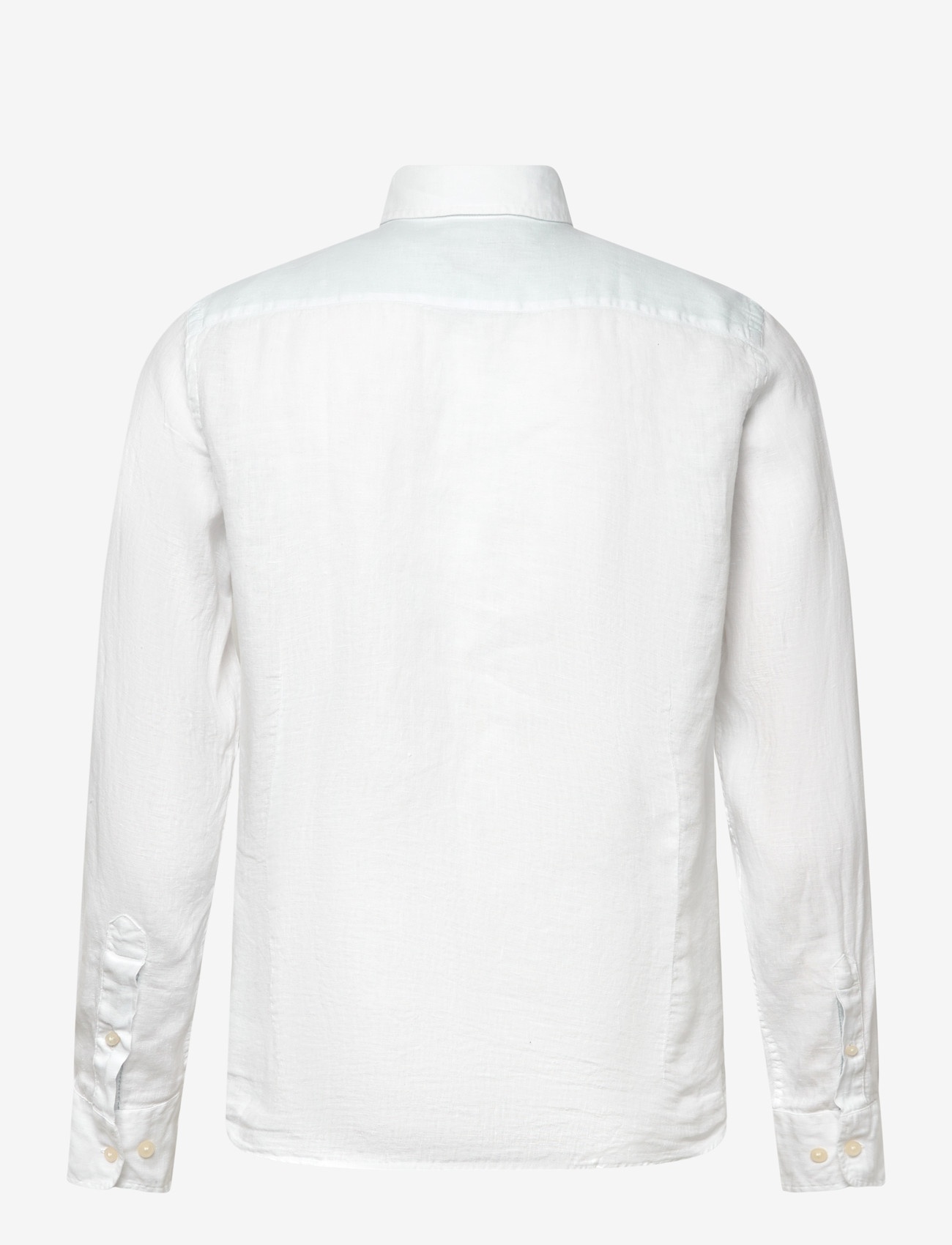 Hackett London - ESS GMD LINEN BRPT - leinenhemden - optic white - 1