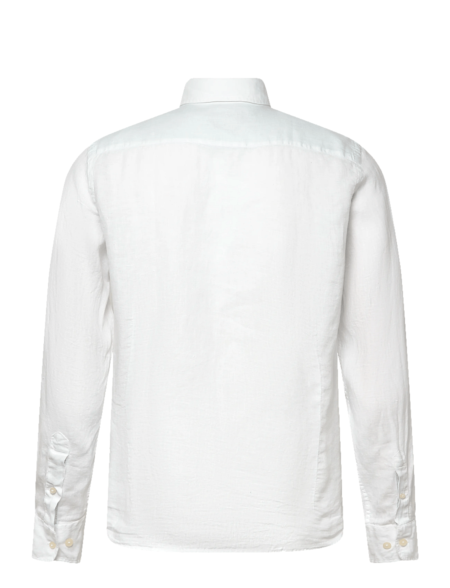 Hackett London - ESS GMD LINEN BRPT - basic-hemden - optic white - 2