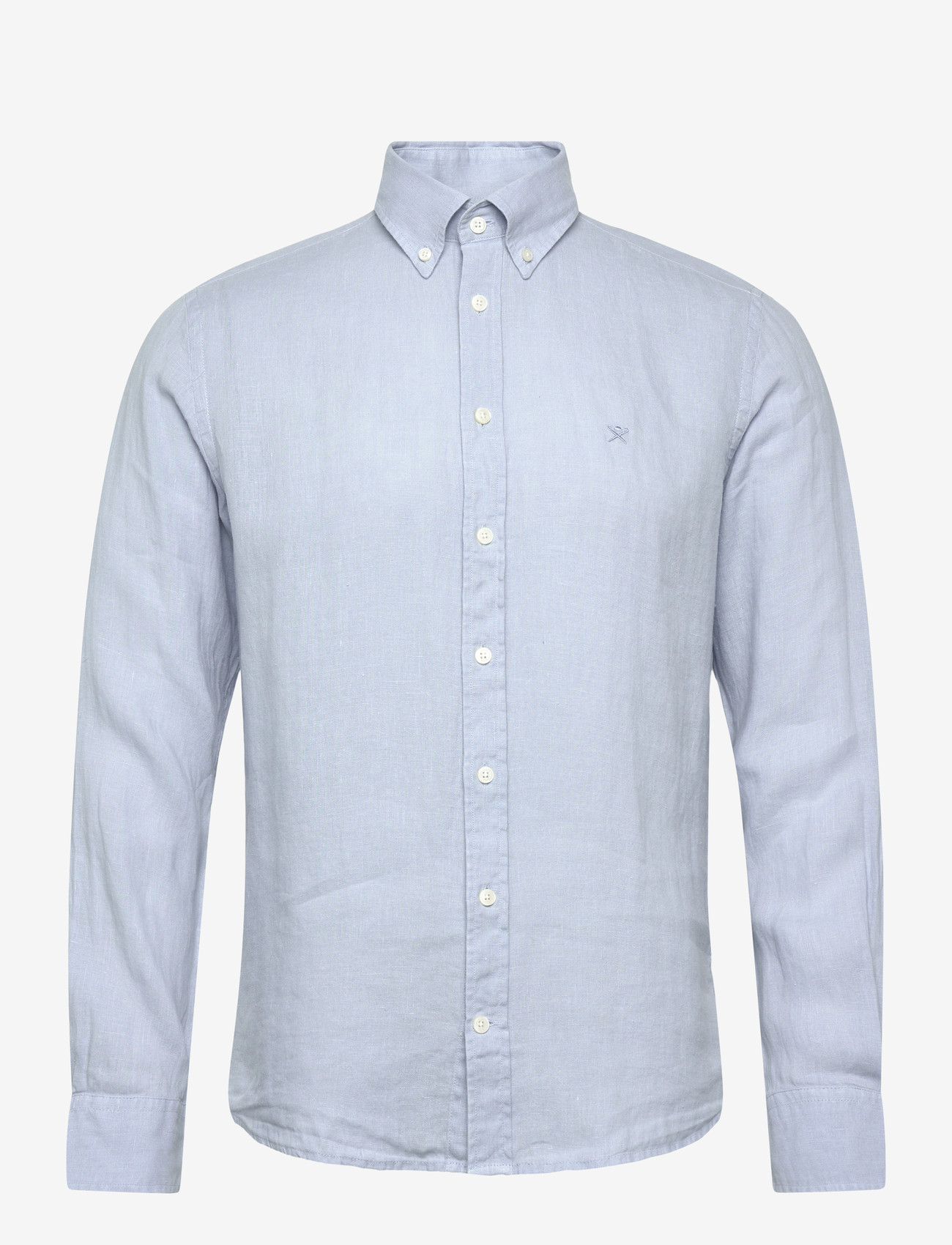 Hackett London - ESS GMD LINEN BRPT - linasest riidest särgid - oxford blue - 0