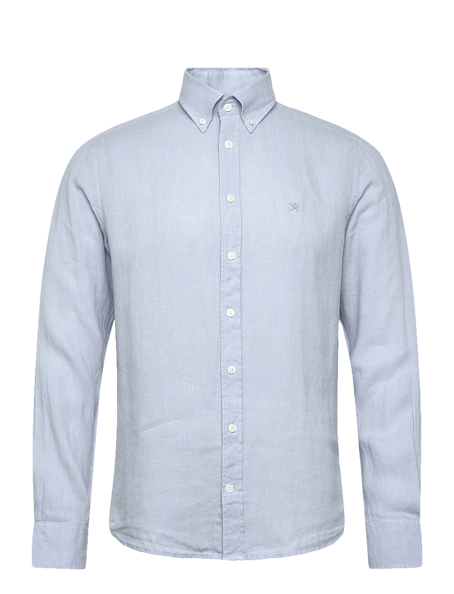 Hackett London - ESS GMD LINEN BRPT - basic-hemden - oxford blue - 1