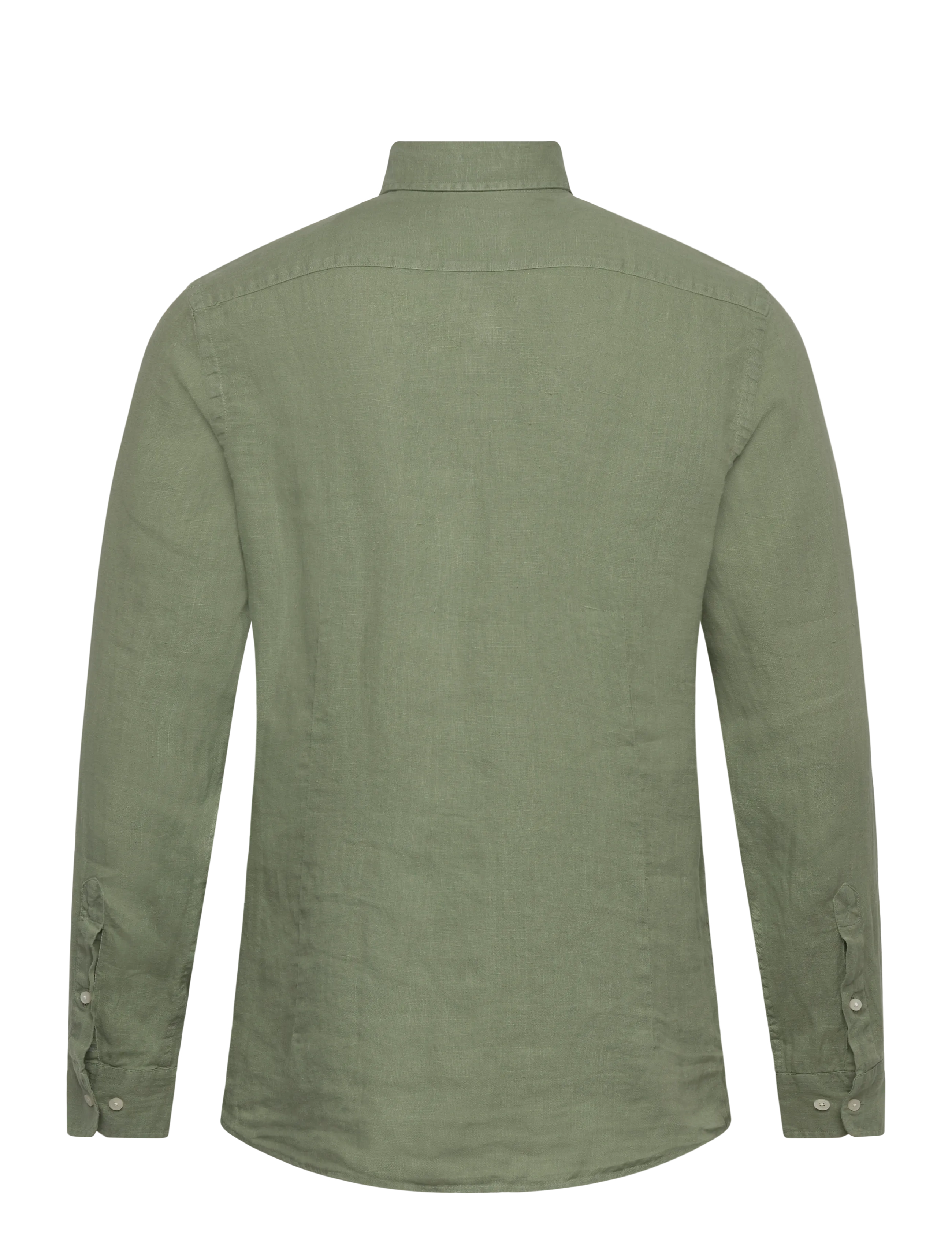Hackett London - ESS GMD LINEN BRPT - lininiai marškiniai - sage green - 1