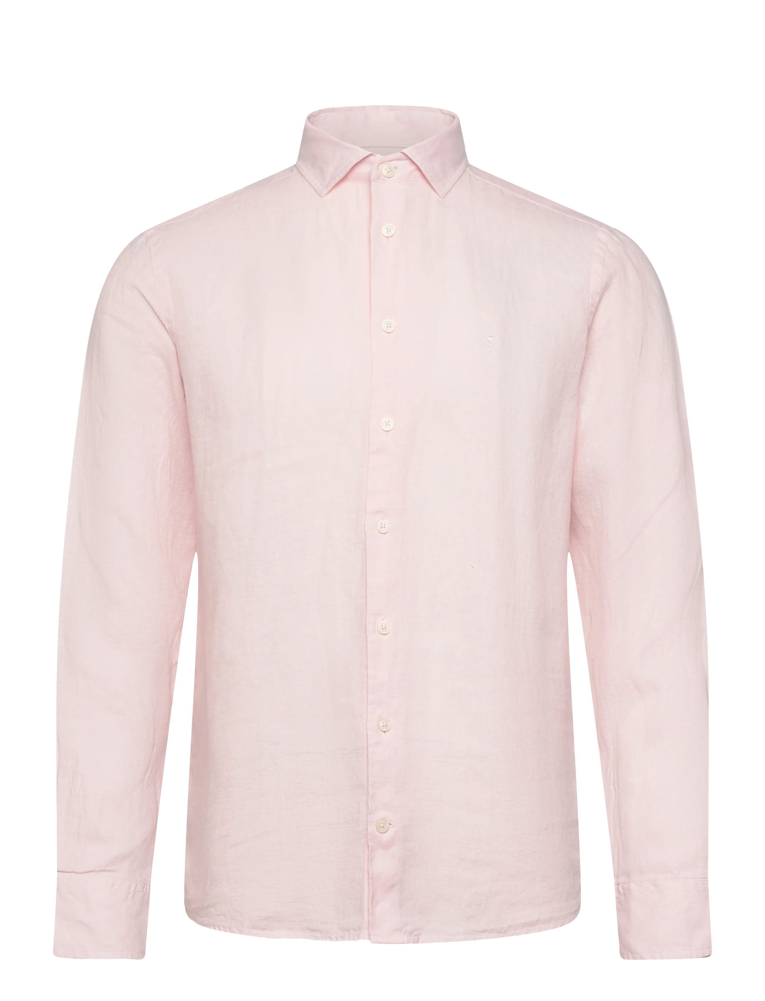 Hackett London ESS GMD LINEN KENT - Linneskjortor - BABY PINK / pink/rose