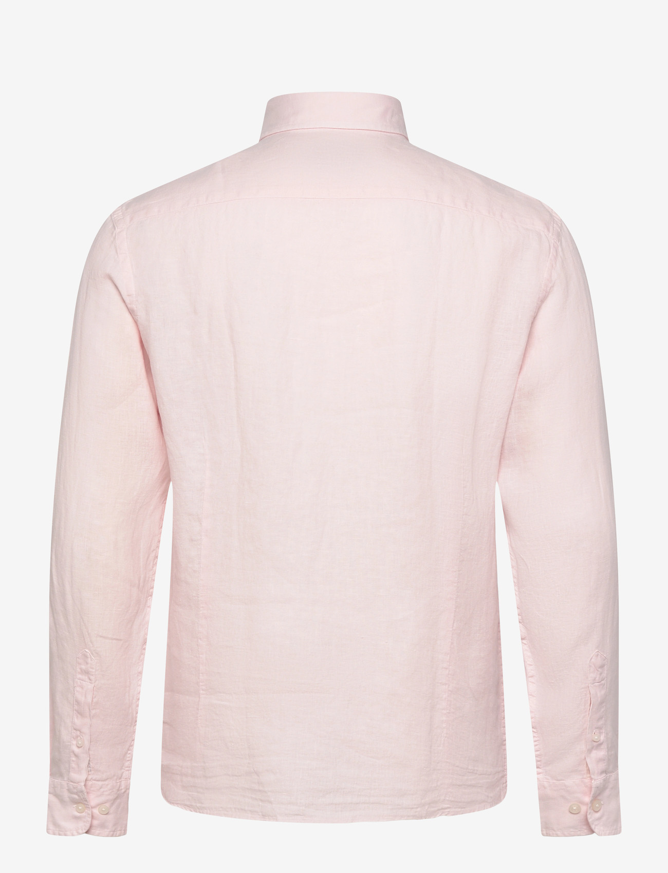 Hackett London - ESS GMD LINEN KENT - linasest riidest särgid - baby pink - 2