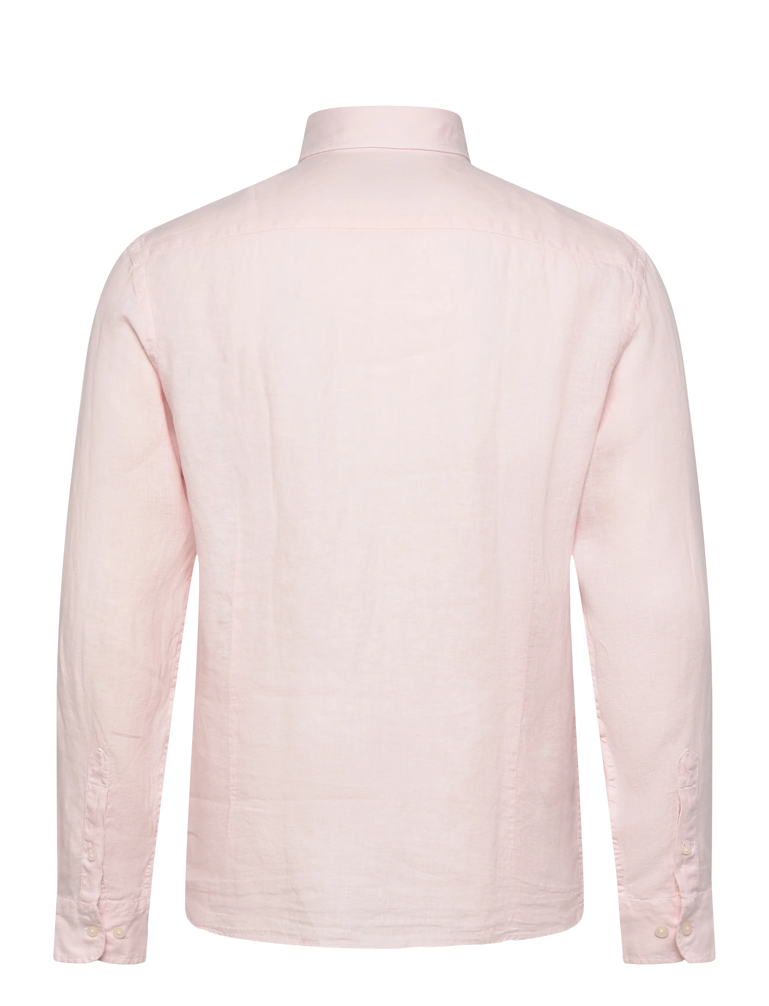 Hackett London - ESS GMD LINEN KENT - linasest riidest särgid - baby pink - 2