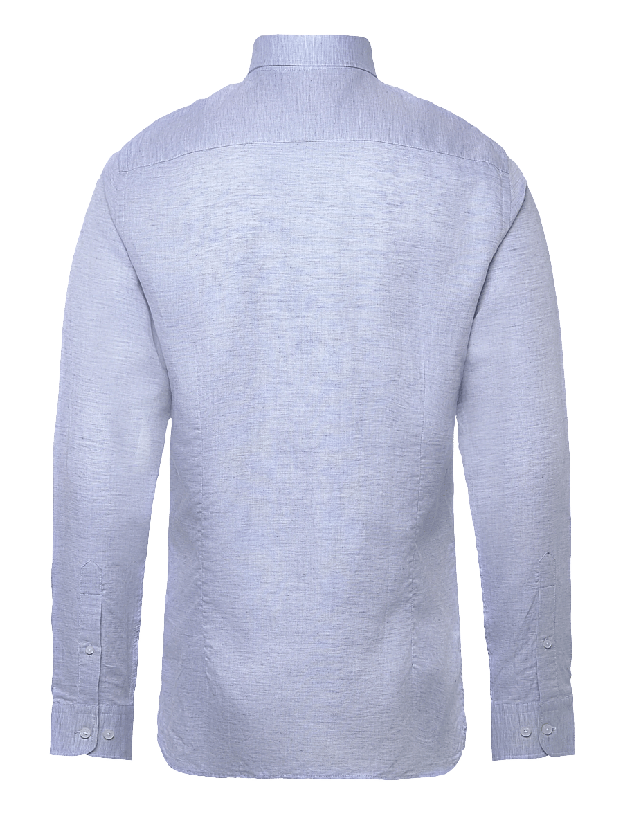 Hackett London - COT LIN SOLID - basic-hemden - summer blue - 1