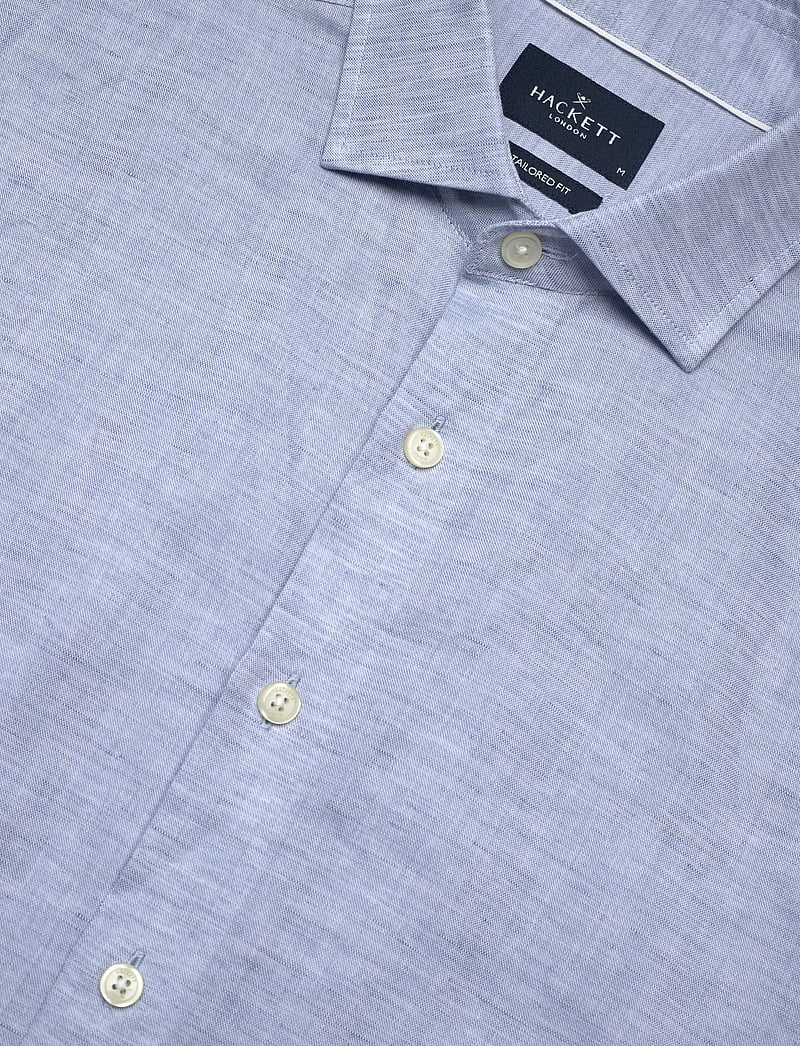 Hackett London - COT LIN SOLID - basic-hemden - summer blue - 3