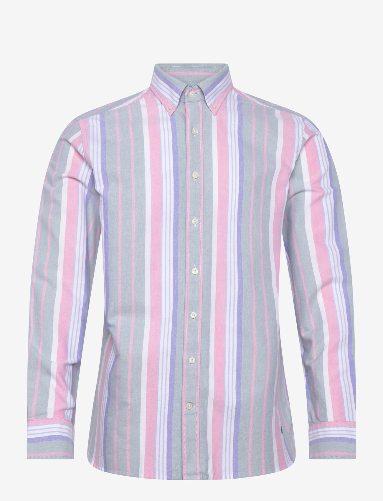 Hackett London - HERITAGE MULTI OX STR - tavalised t-särgid - sage green - 0