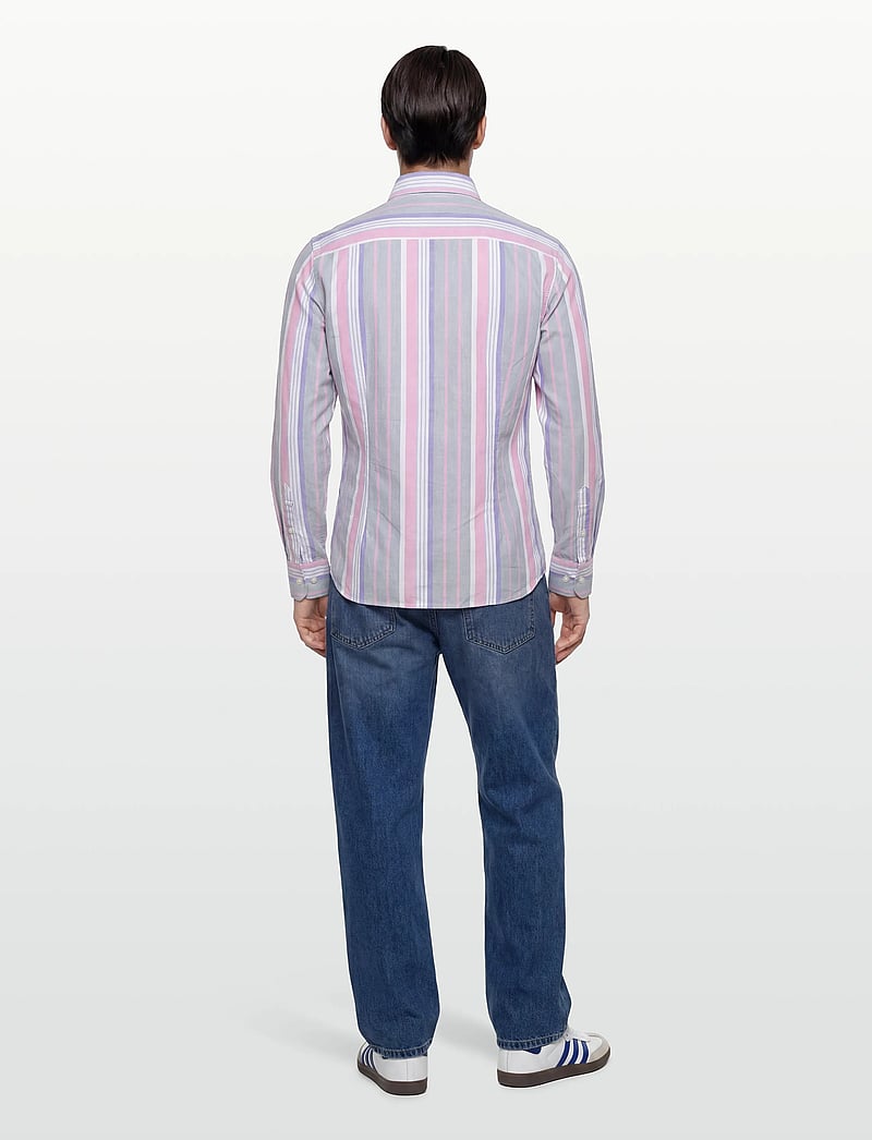 Hackett London - HERITAGE MULTI OX STR - basic skjortor - sage green - 4