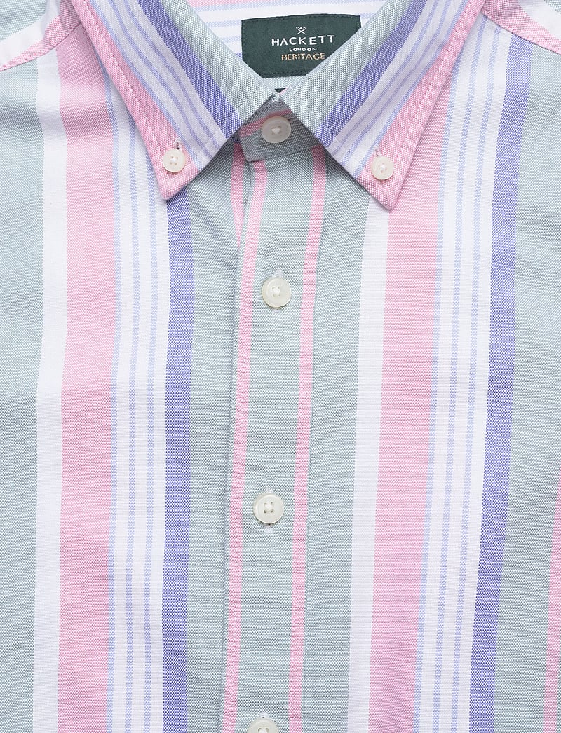 Hackett London - HERITAGE MULTI OX STR - tavalised t-särgid - sage green - 2