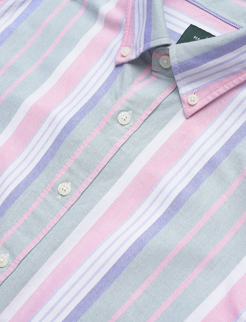 Hackett London - HERITAGE MULTI OX STR - tavalised t-särgid - sage green - 3