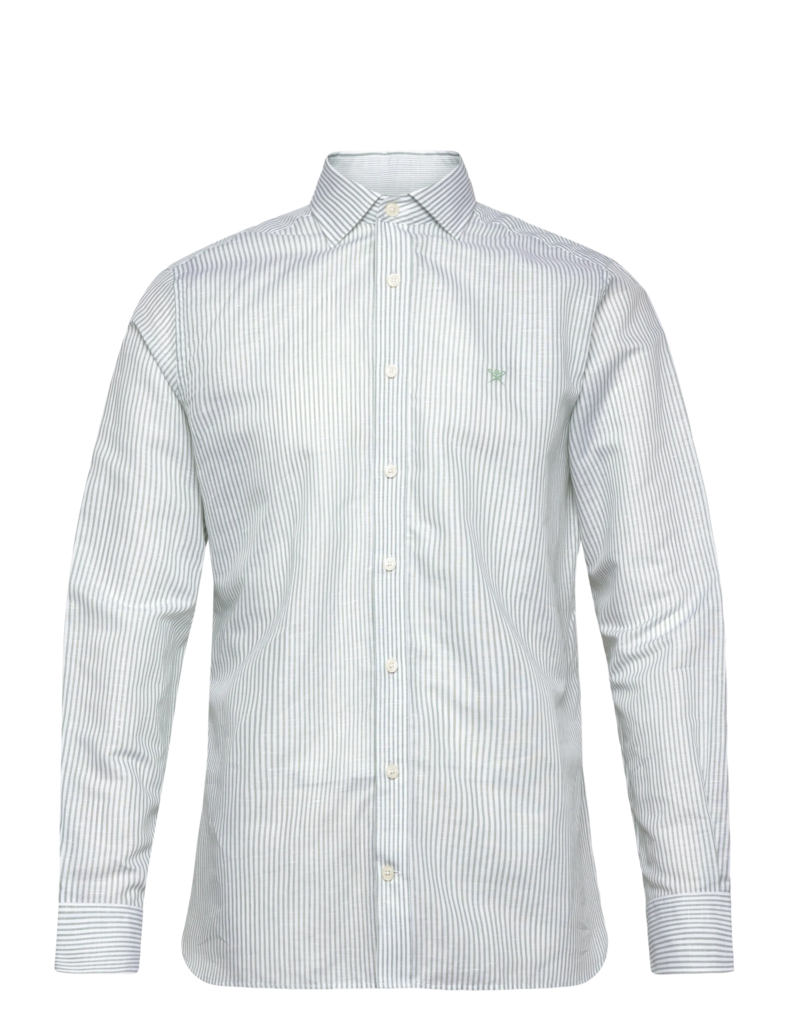 Hackett London ESS LINEN BENGAL - Tänavastiil - SAGE GREEN / green
