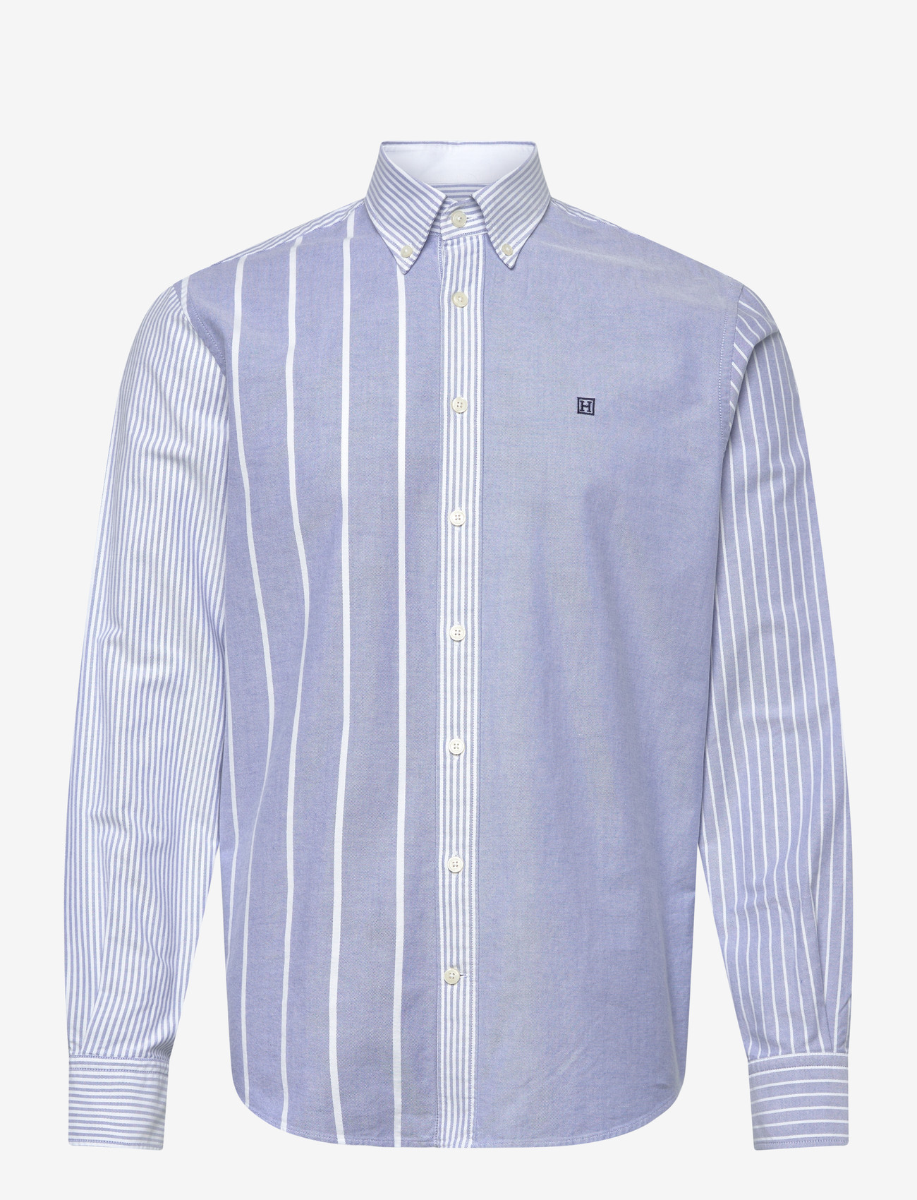 Hackett London - HERITAGE PATCHWORK OXF - oxford-hemden - summer blue - 0