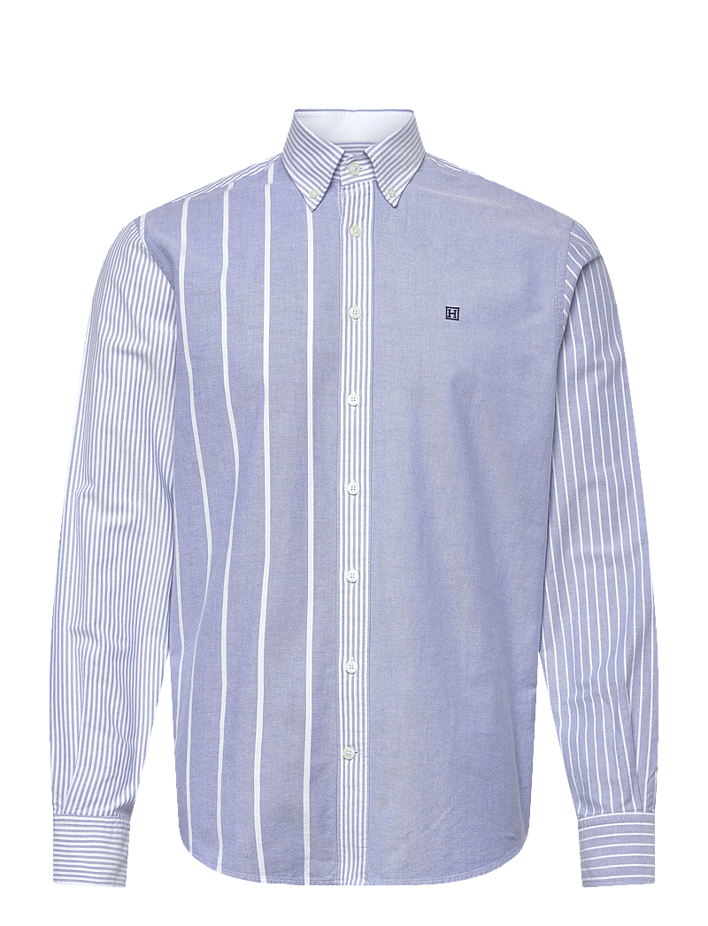 Hackett London - HERITAGE PATCHWORK OXF - basic skjortor - summer blue - 0