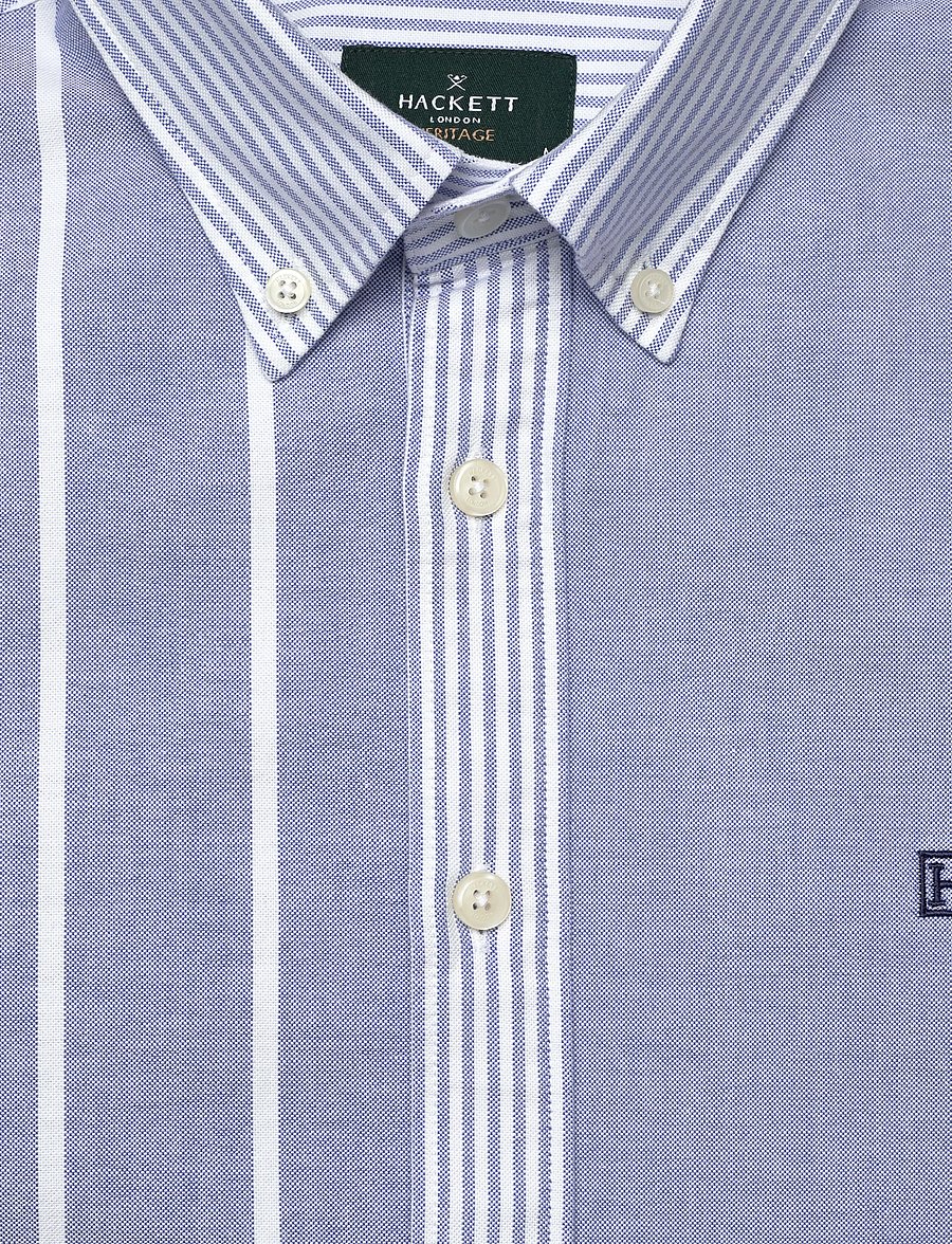 Hackett London - HERITAGE PATCHWORK OXF - basic-hemden - summer blue - 2