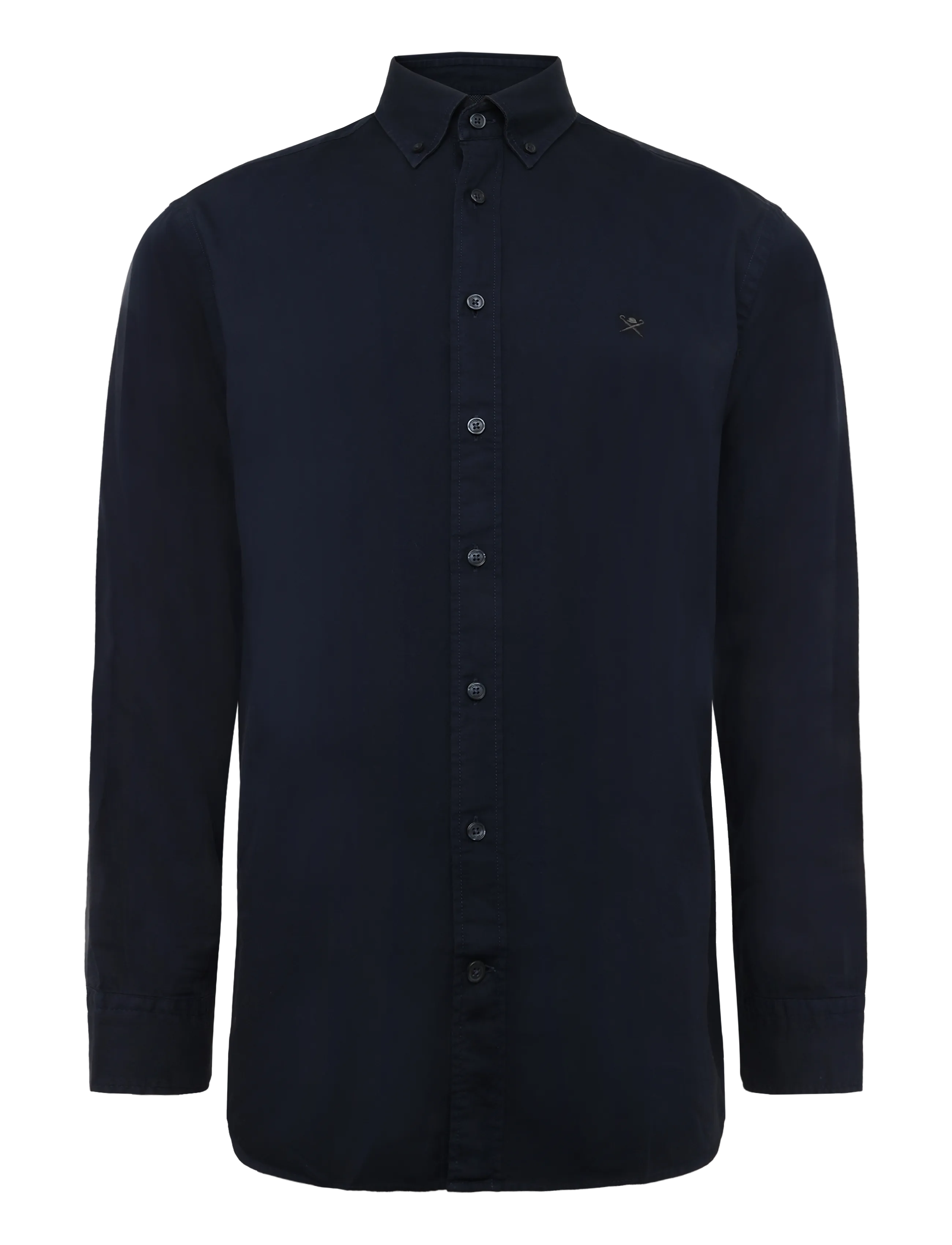 Hackett London ESS GMT DYED OXFORD - Hemden - OLD NAVY / navy