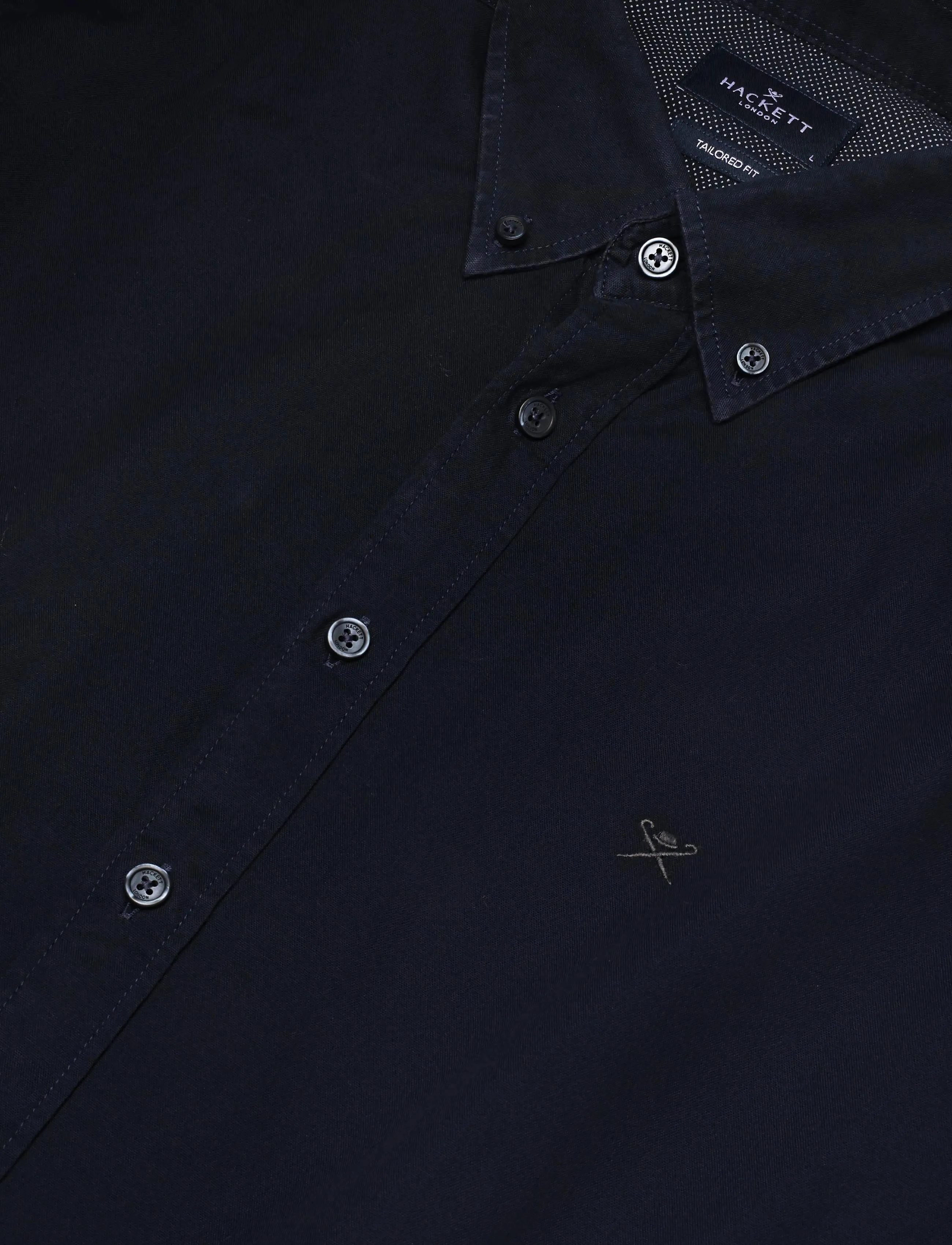 Hackett London - ESS GMT DYED OXFORD - old navy - 2