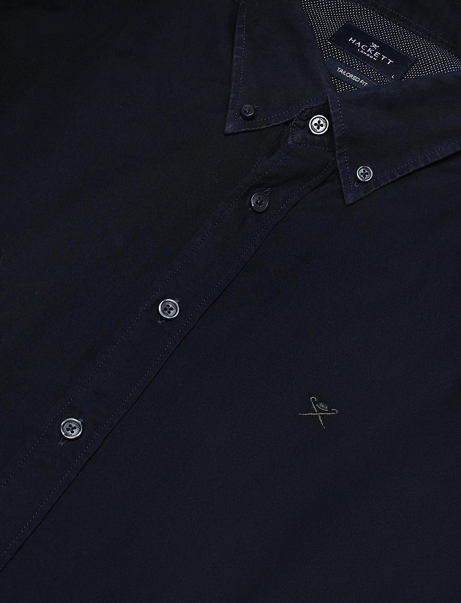 Hackett London - ESS GMT DYED OXFORD - old navy - 2