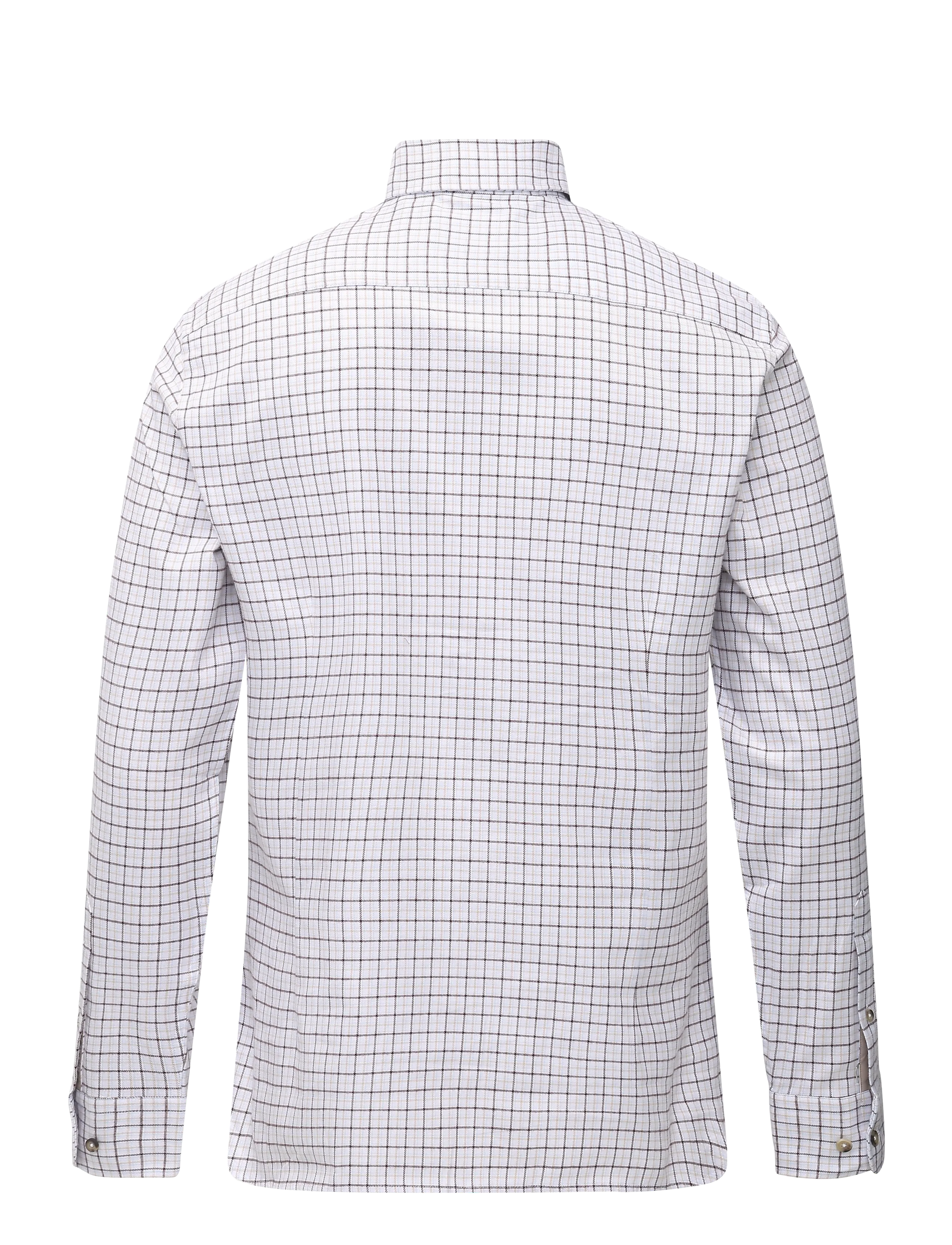 Hackett London - FLANNEL CHECK - ebony brown - 1