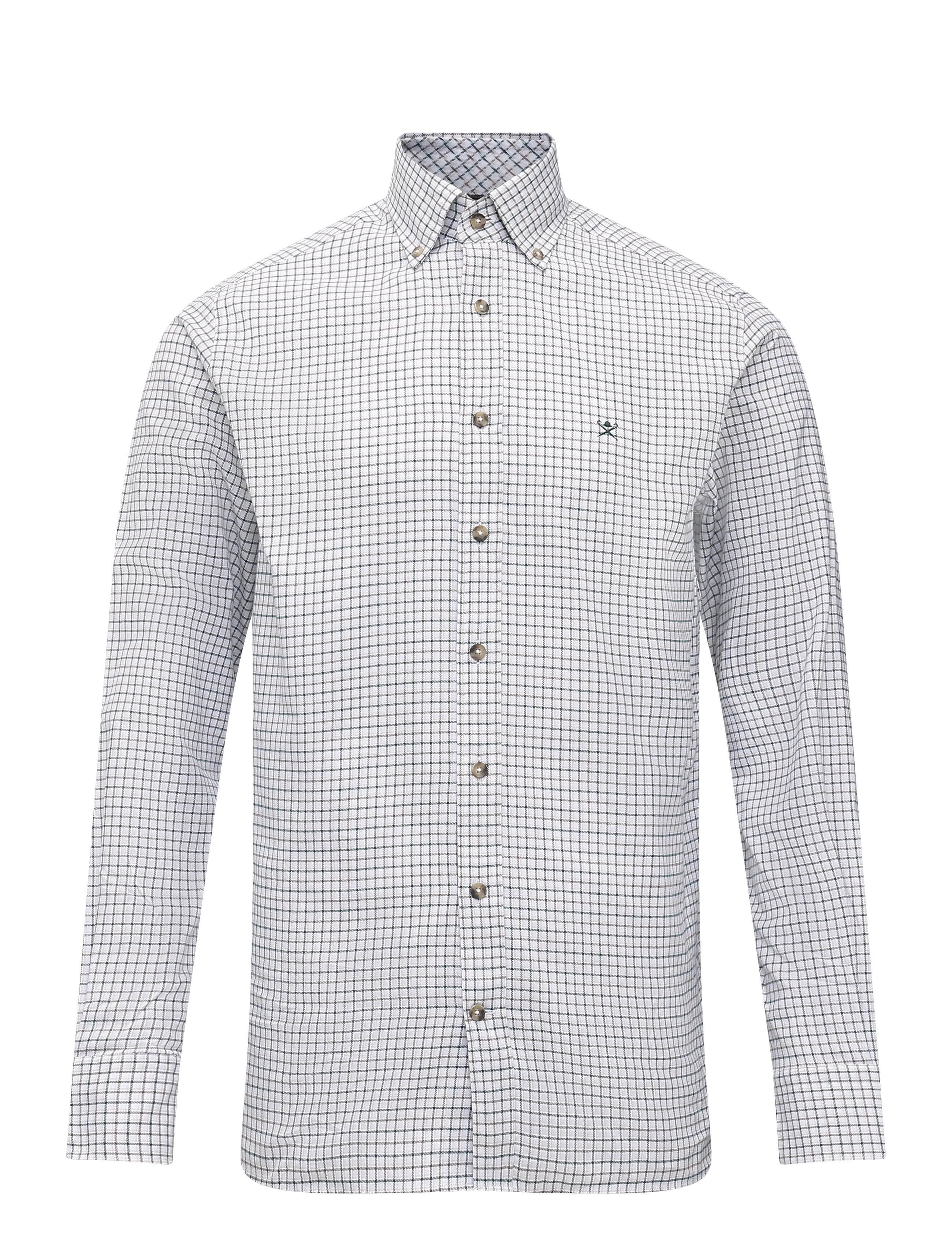 Hackett London FLANNEL CHECK - Riided - HUNTER GREEN / green