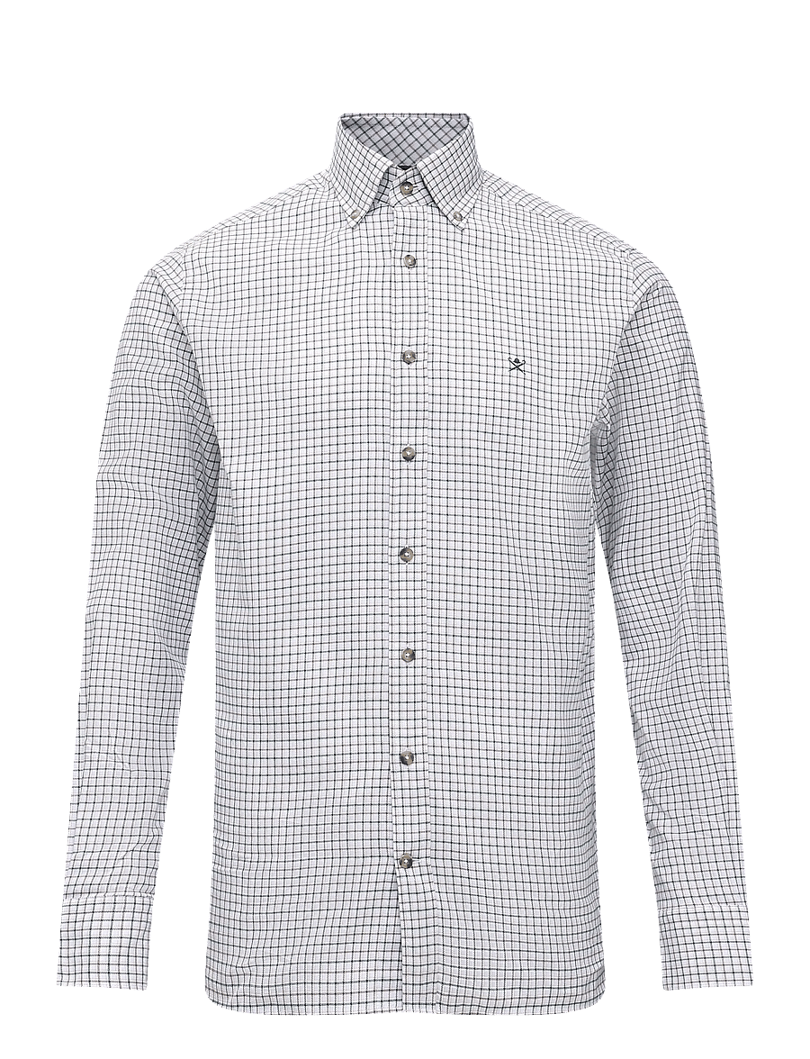 Hackett London - FLANNEL CHECK - flanell-hemden - hunter green - 0