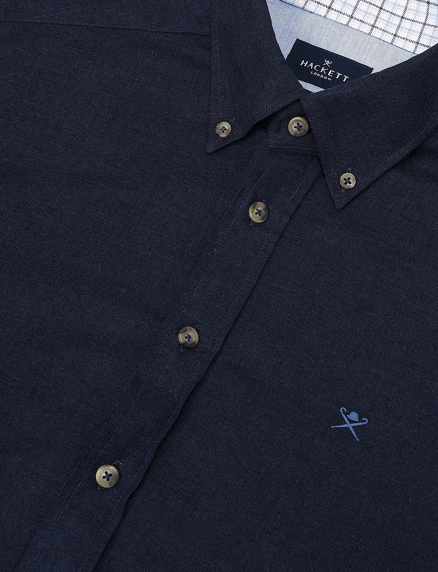 Hackett London - FLANNEL MULTI TRIM - flanellsärgid - old navy - 2