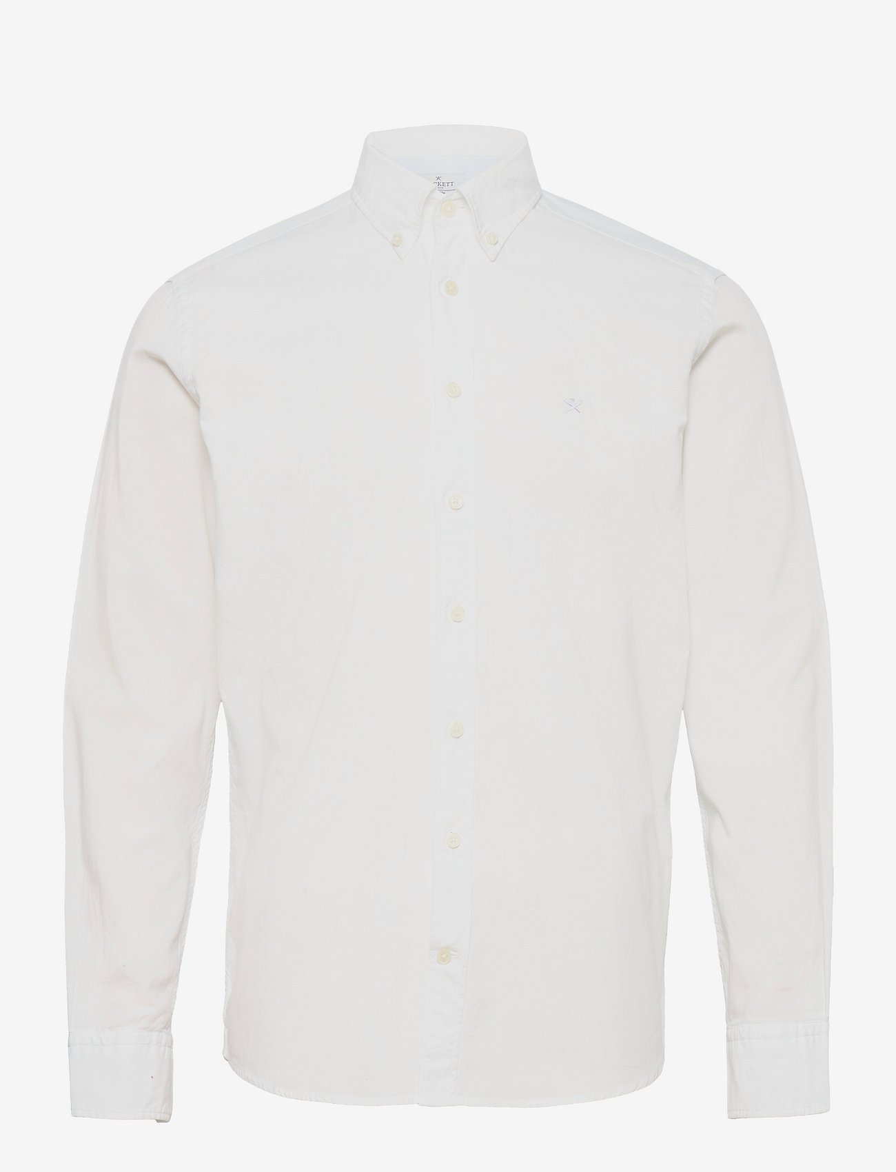 Hackett London - GARMENT DYE OXFORD - optic white - 0