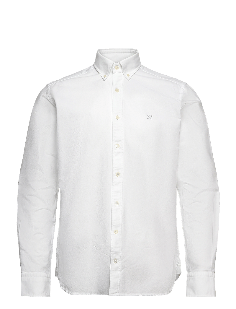 Hackett London - WASHED OXFORD - oxford-skjortor - white - 0