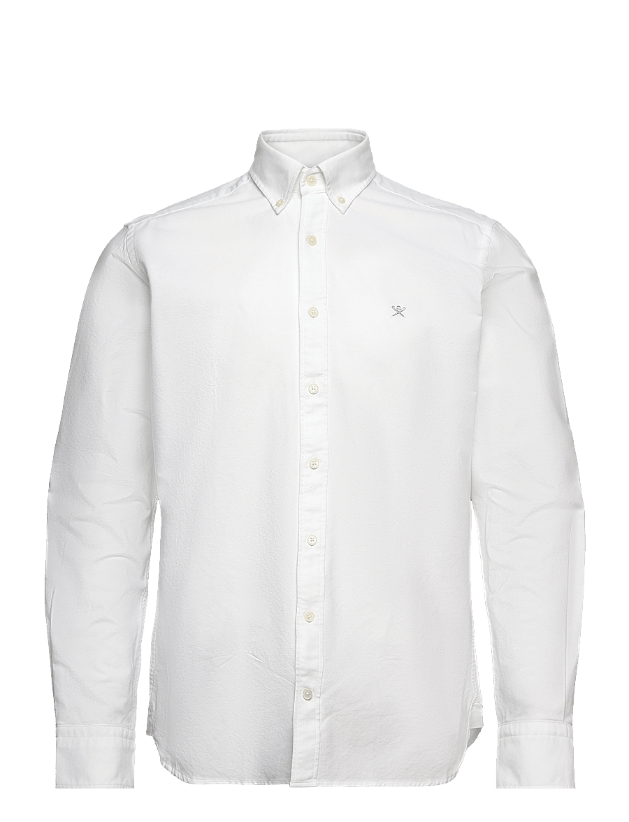 Hackett London - WASHED OXFORD - oxford-hemden - white - 0