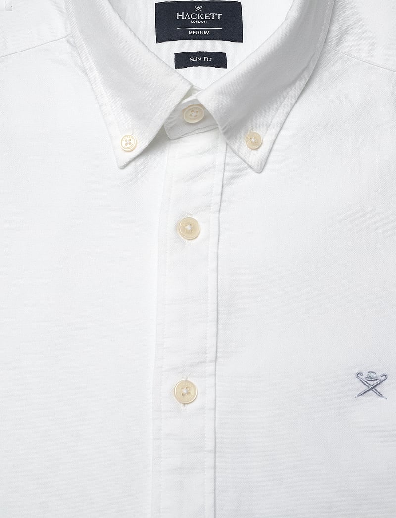 Hackett London - WASHED OXFORD - oxford-skjortor - white - 2