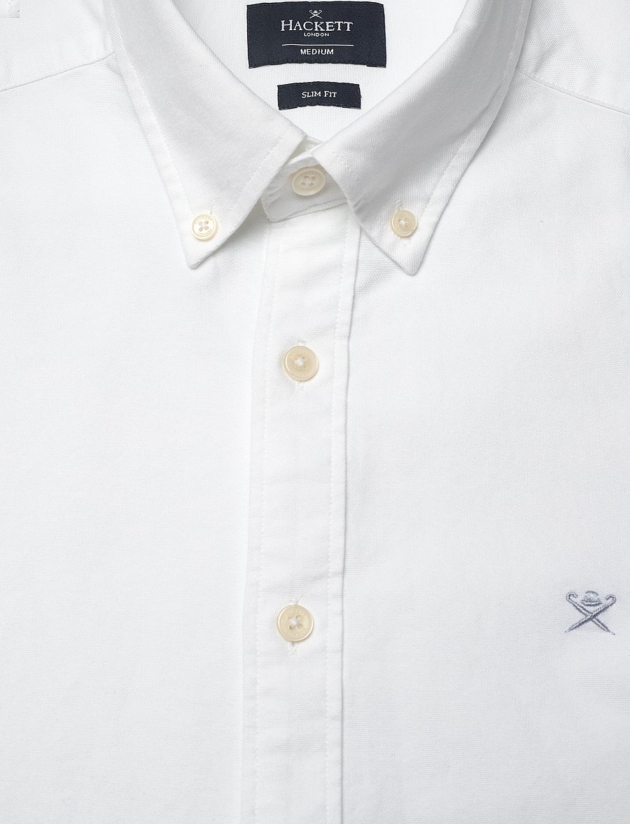 Hackett London - WASHED OXFORD - oxford-hemden - white - 2