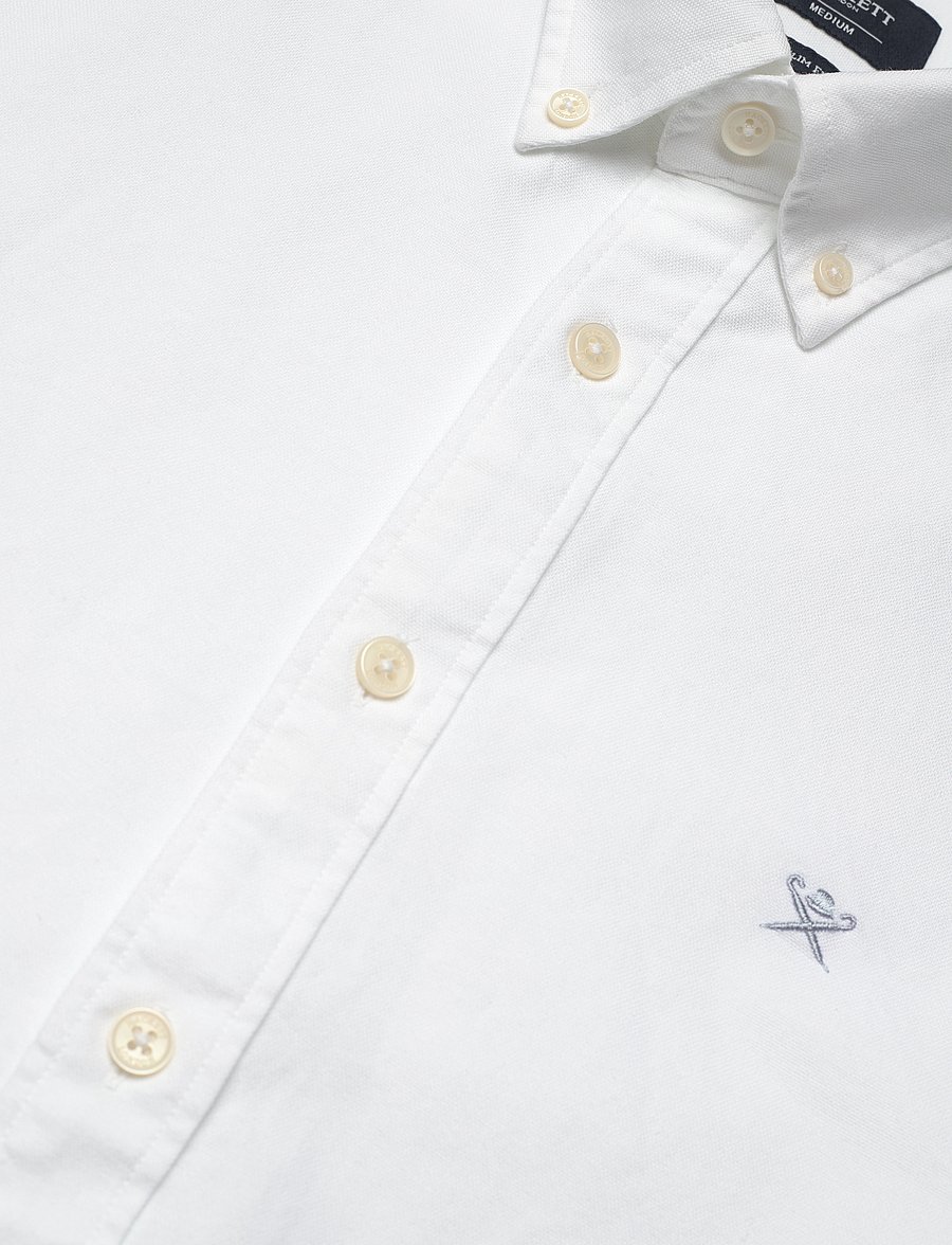 Hackett London - WASHED OXFORD - oxford-hemden - white - 3