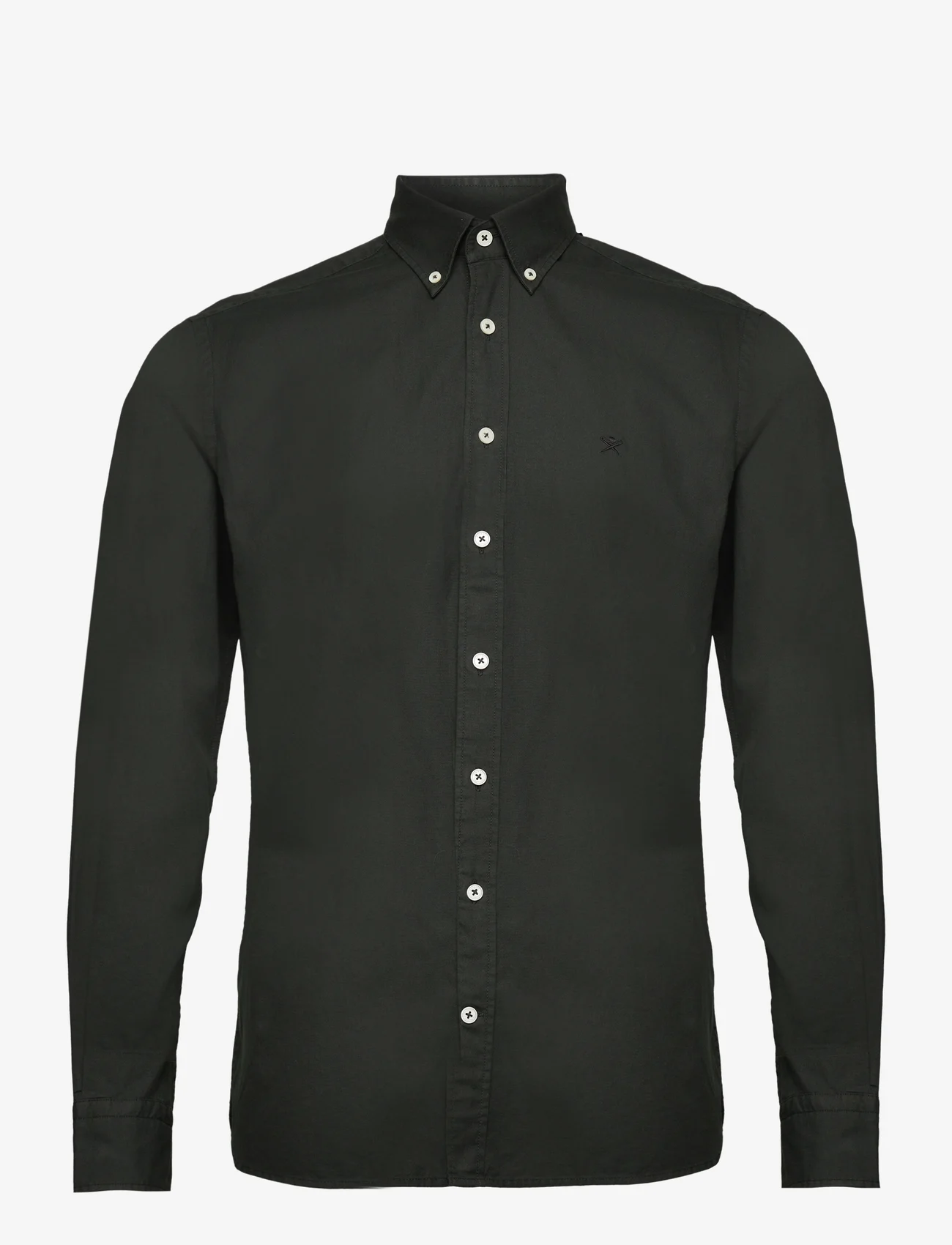 Hackett London - GARMENT DYED OXFORD - oxford shirts - dark green - 0