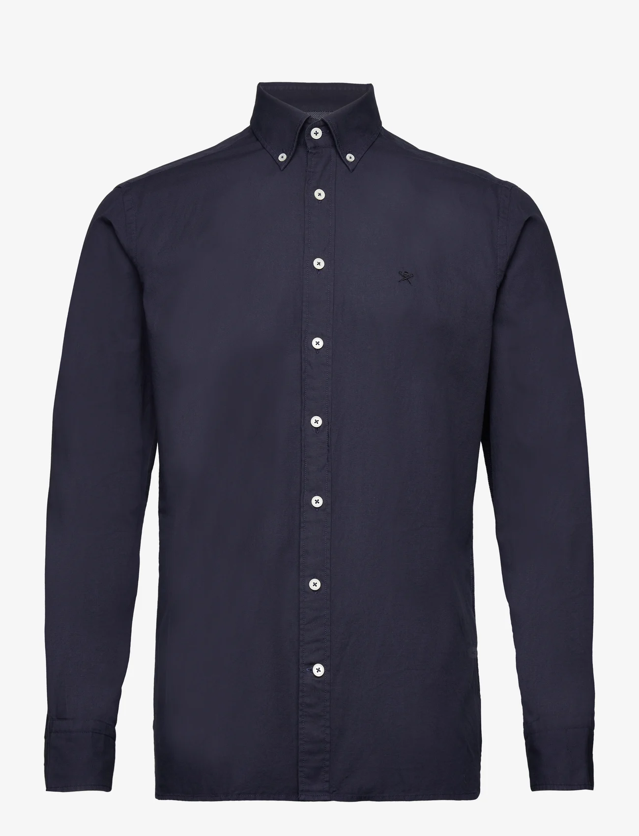 Hackett London - GARMENT DYED OXFORD - oxford overhemden - navy blue - 0