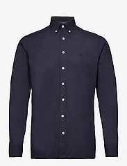 Hackett London - GARMENT DYED OXFORD - oxford shirts - navy blue - 0