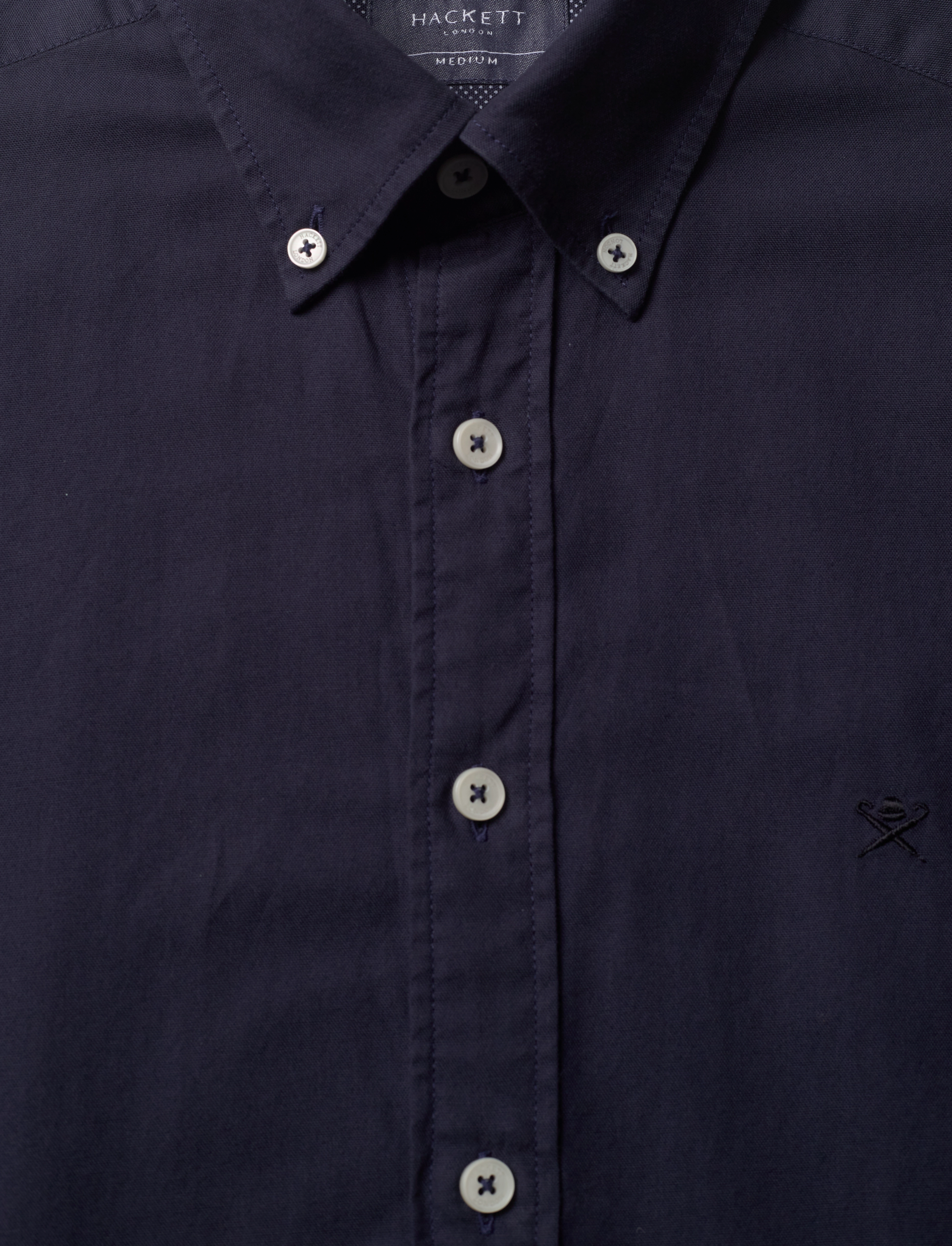 Hackett London - GARMENT DYED OXFORD - navy blue - 2