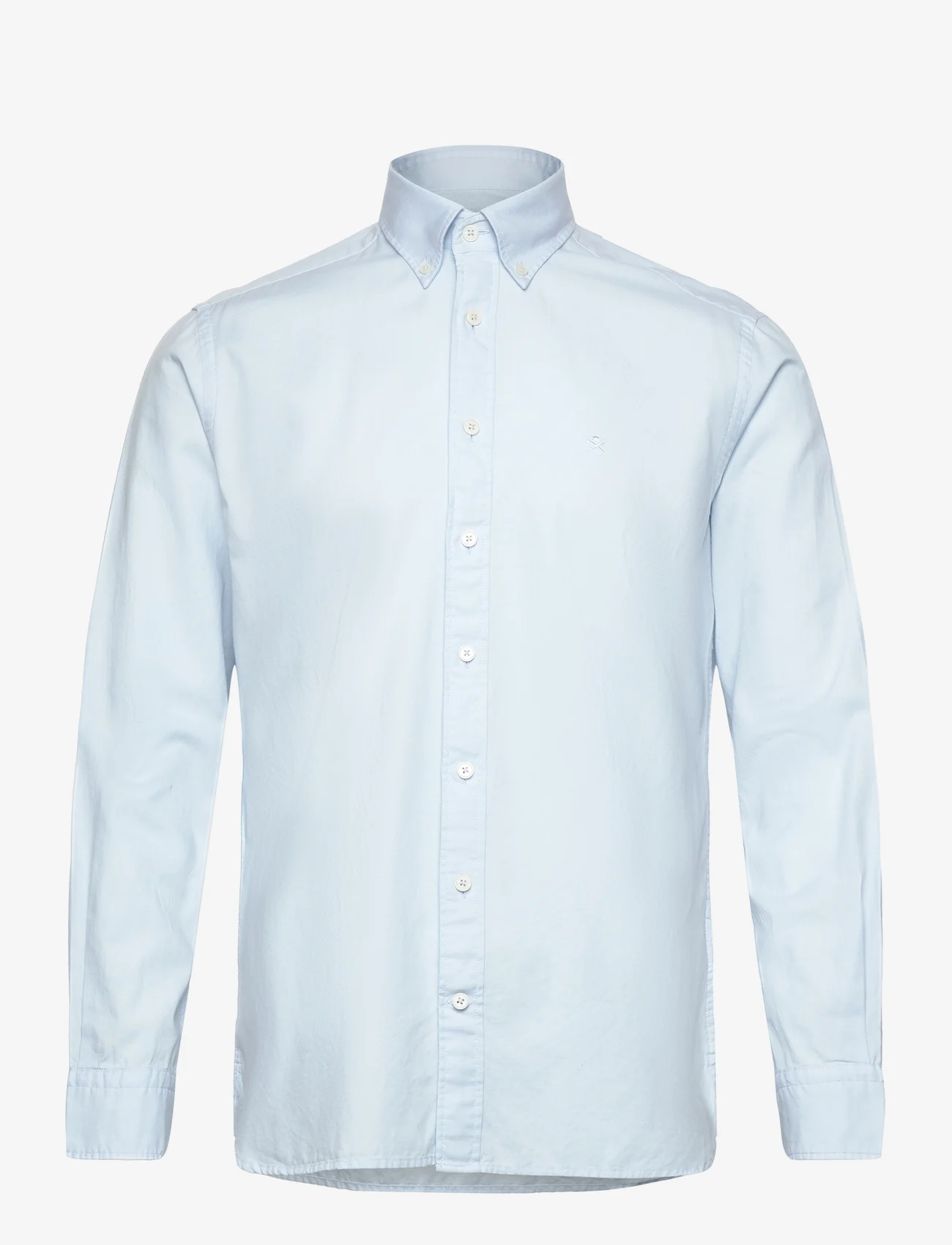 Hackett London - GARMENT DYED OXFORD - oxford shirts - sky blue - 0