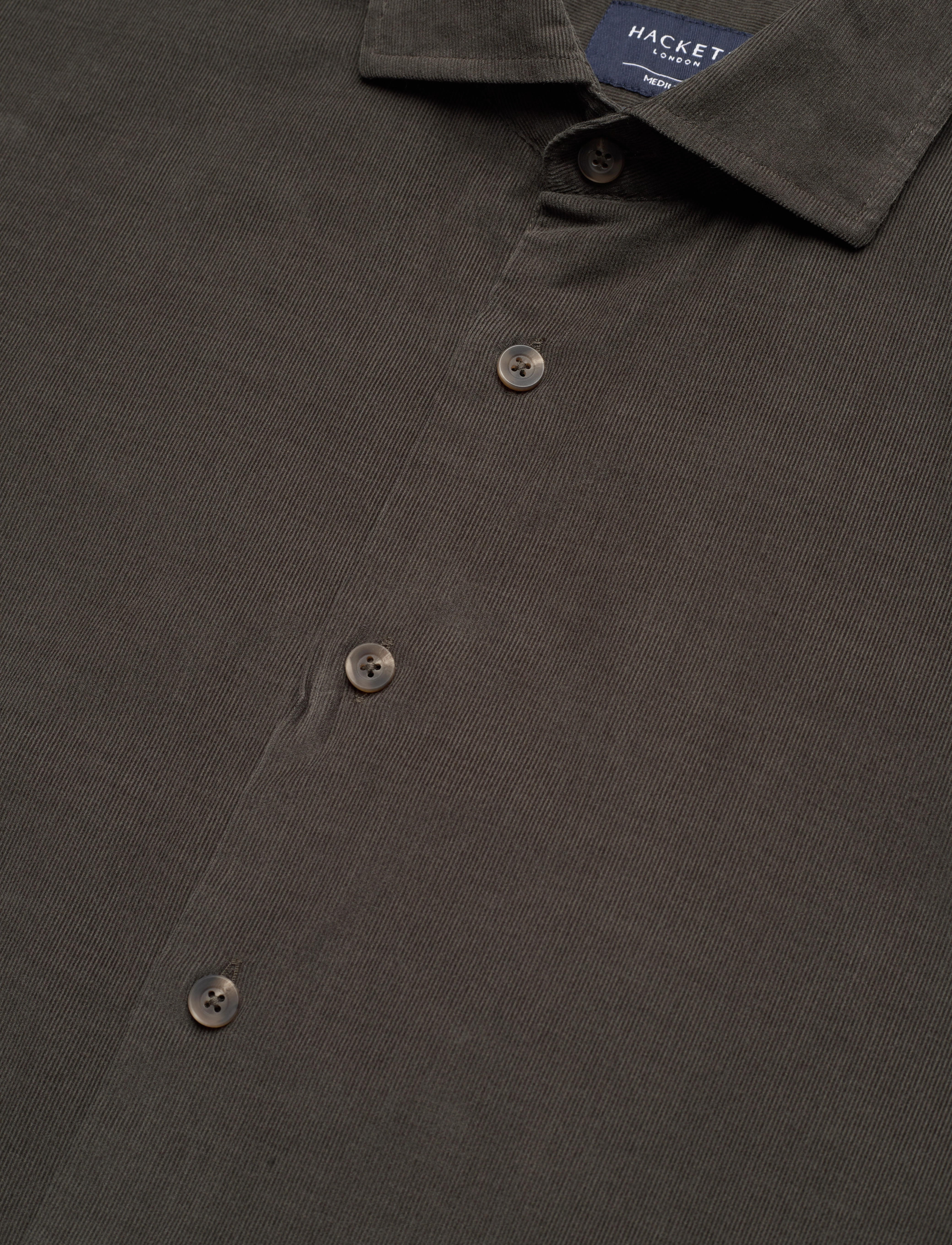 Hackett London - SMART BABYCORD - dark olive green - 3