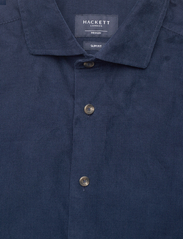 Hackett London - SMART BABYCORD - podstawowe koszulki - navy blue - 2