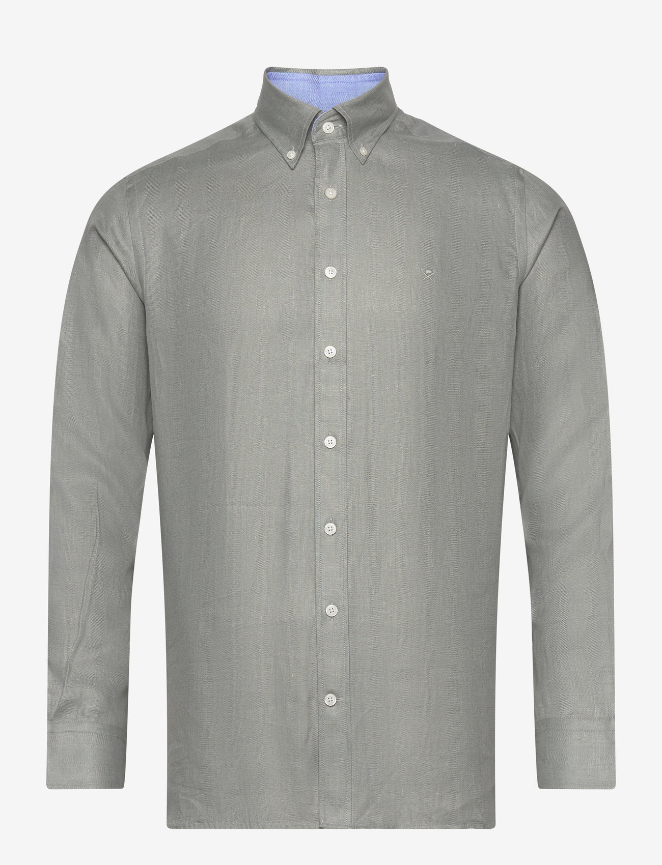 Hackett London - LINEN HERRINGBONE - green - 0