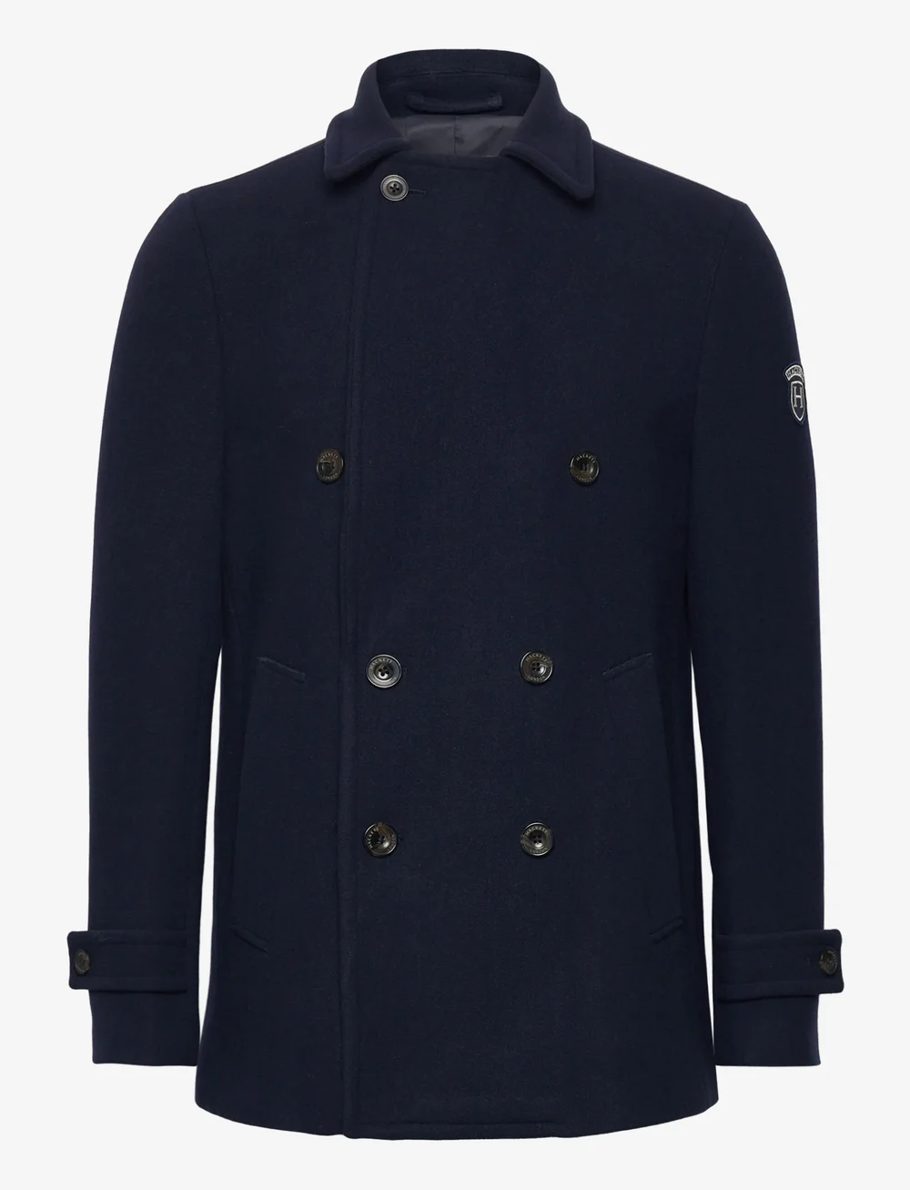 Hackett London - GREENWICH PEACOAT - villased mantlid - midnight blue - 2