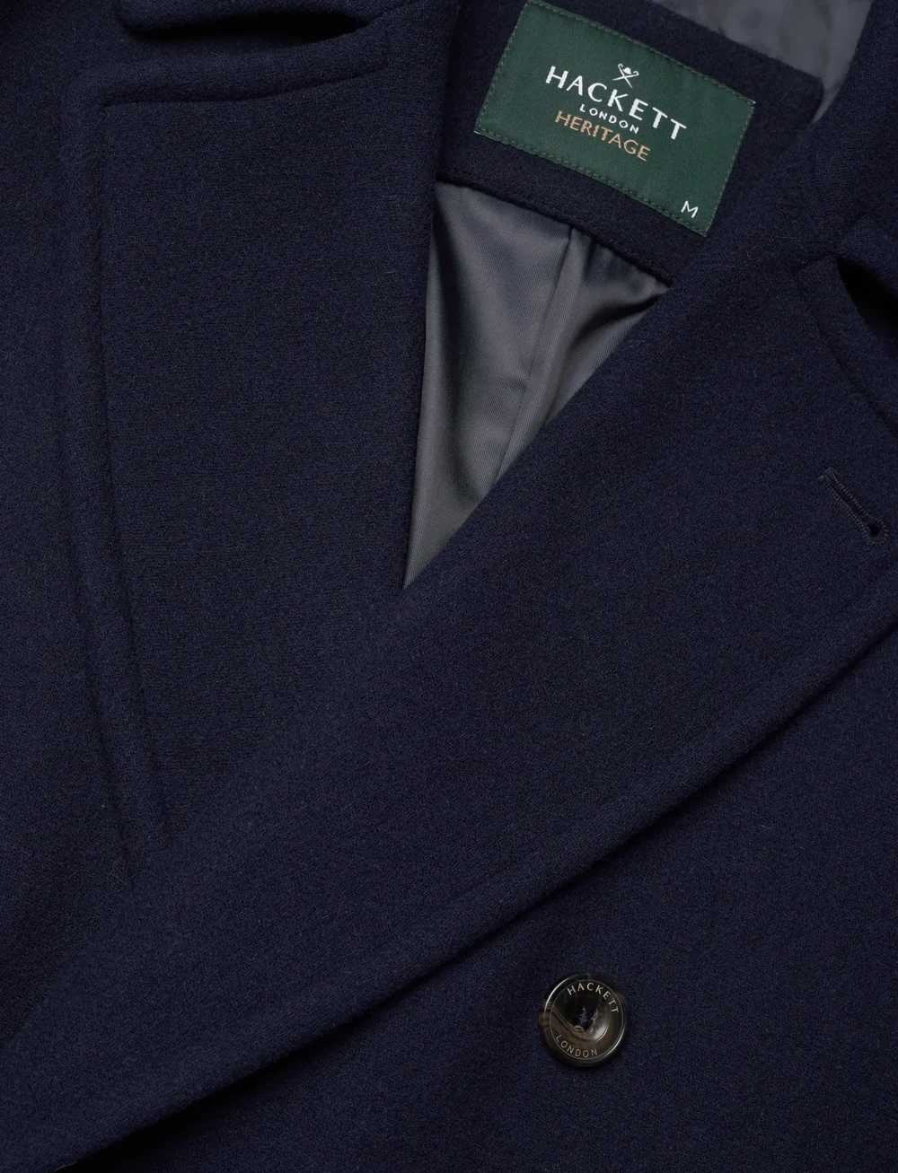 Hackett London - GREENWICH PEACOAT - villased mantlid - midnight blue - 3
