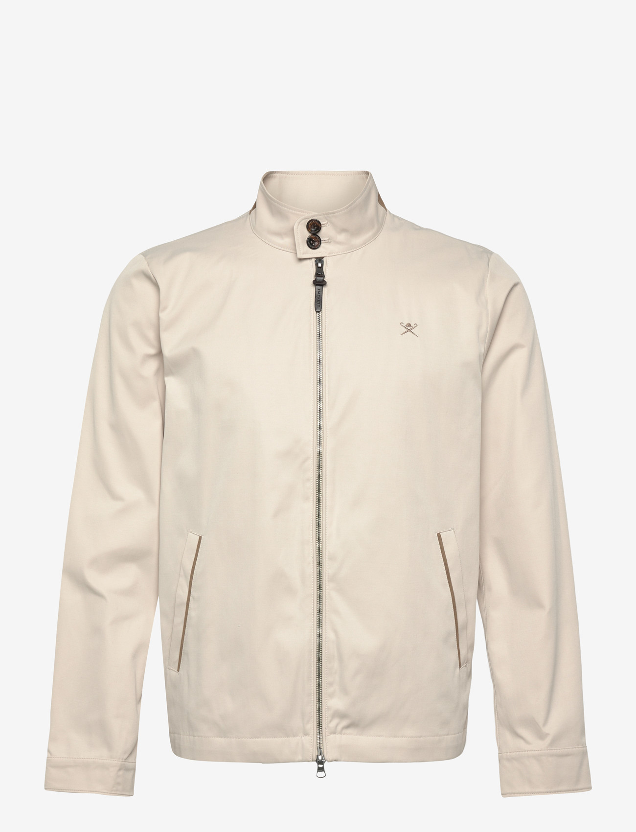 Hackett London - COTTON HARRINGTON - leichte jacken - linen beige - 0