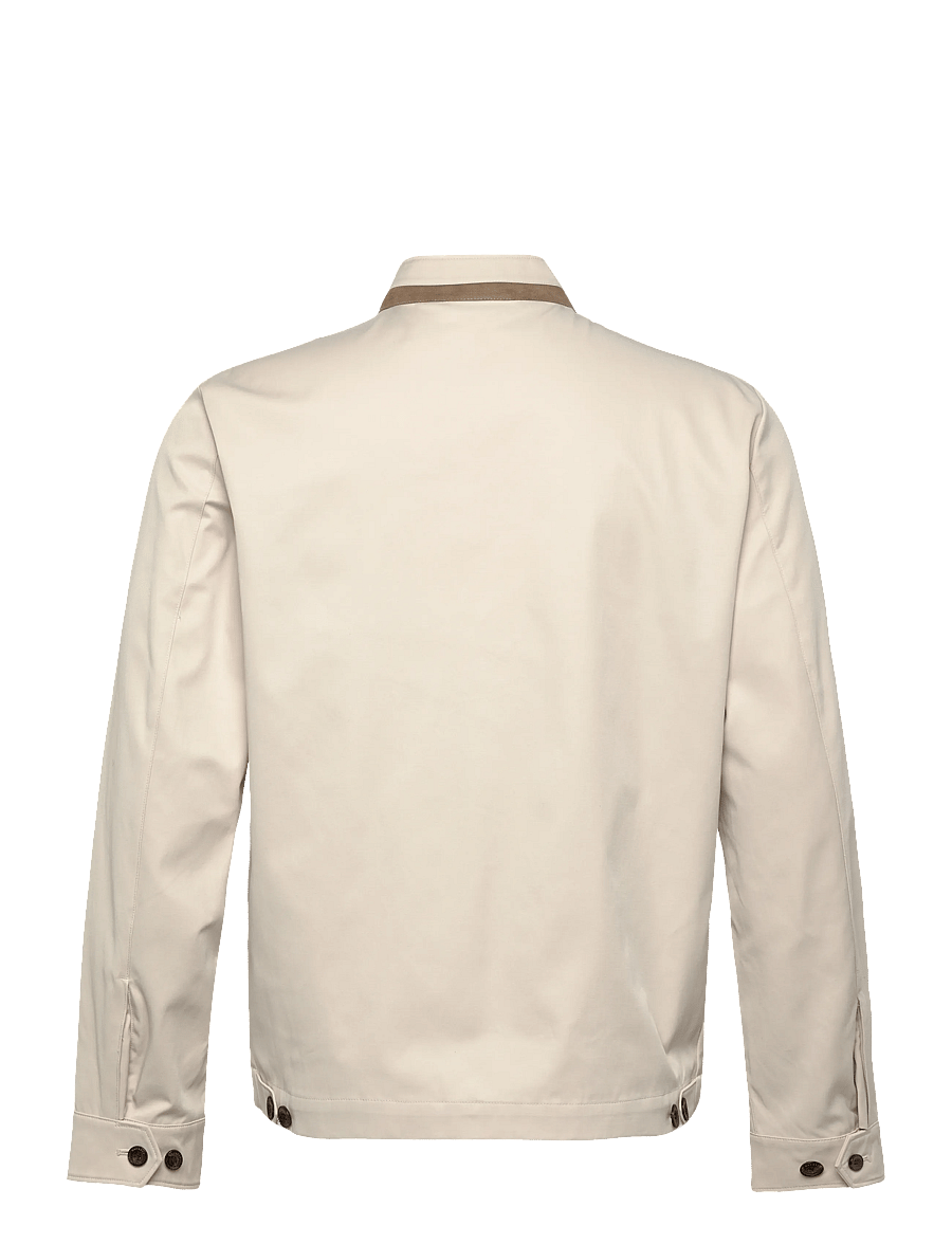 Hackett London - COTTON HARRINGTON - Õhukesed jakid - linen beige - 2