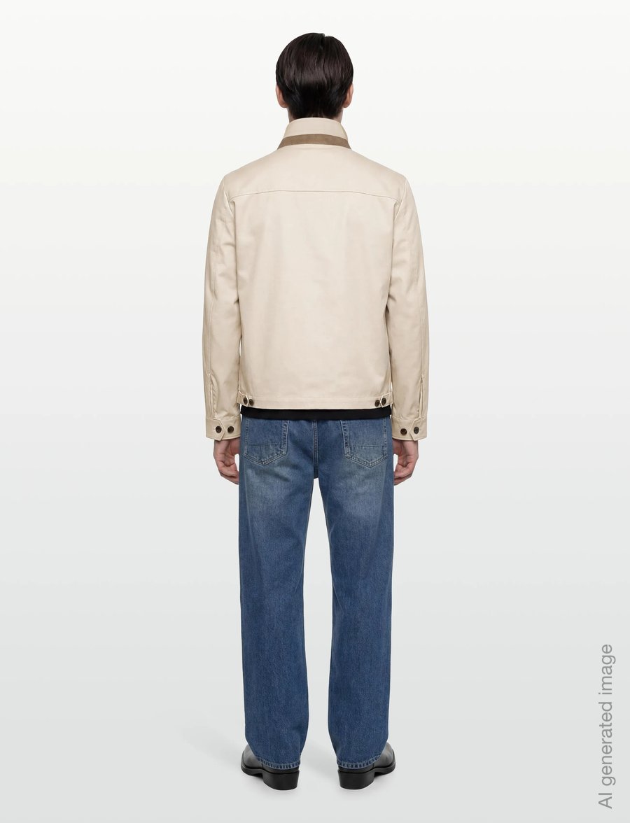 Hackett London - COTTON HARRINGTON - Õhukesed jakid - linen beige - 4